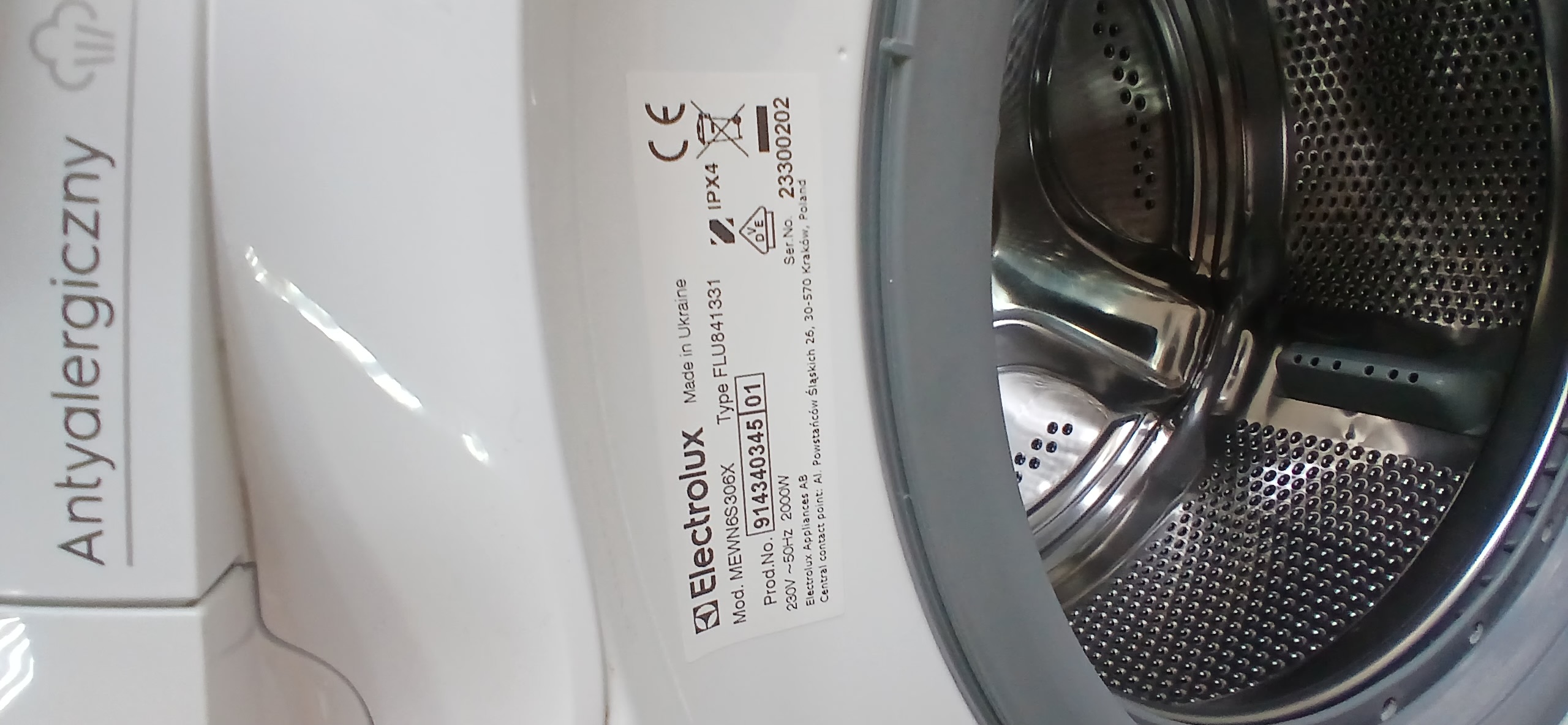 Пральна машина Electrolux NEWN6S306X