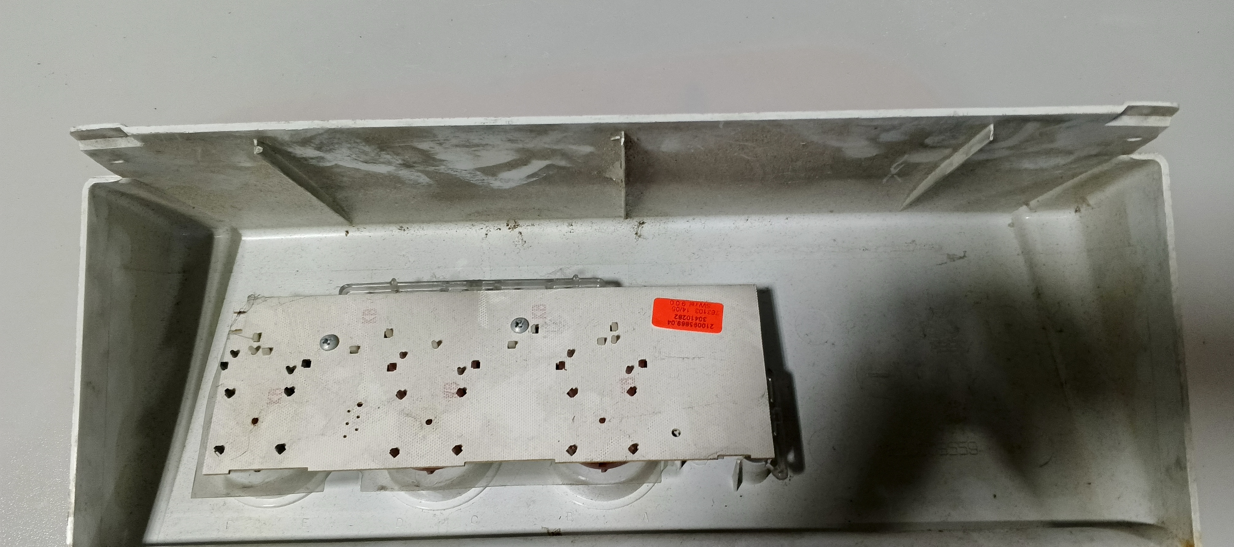 Б/У індикація пральної машини indesit WITL106