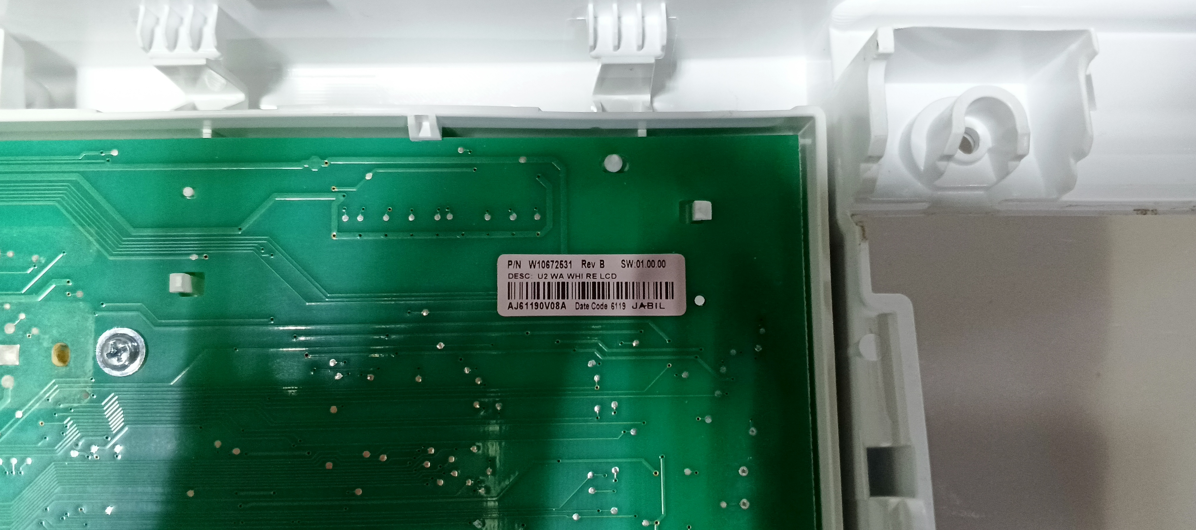 Б/У  Модуль управління(індикація) пральної машини  Whirlpool W10672531