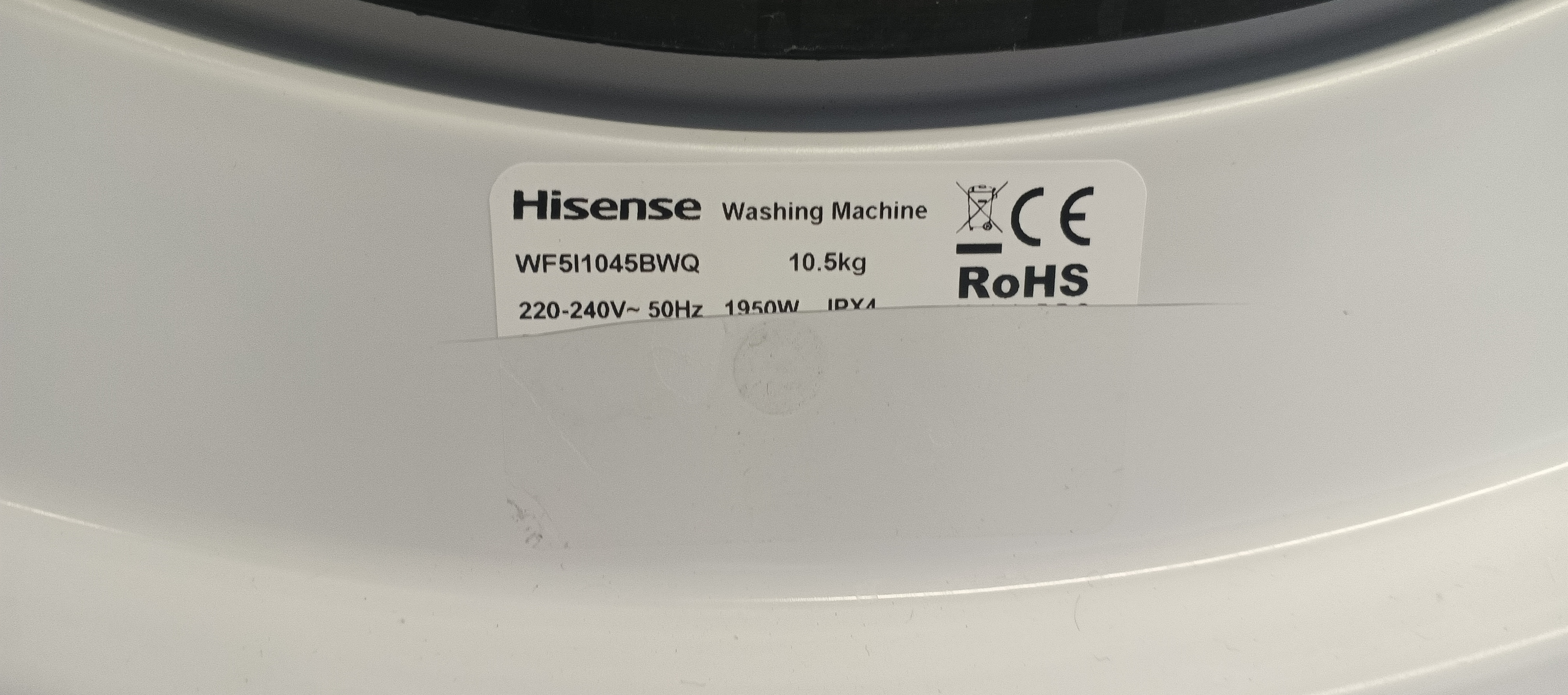 Пральна машина hisense WFI1045BWQ