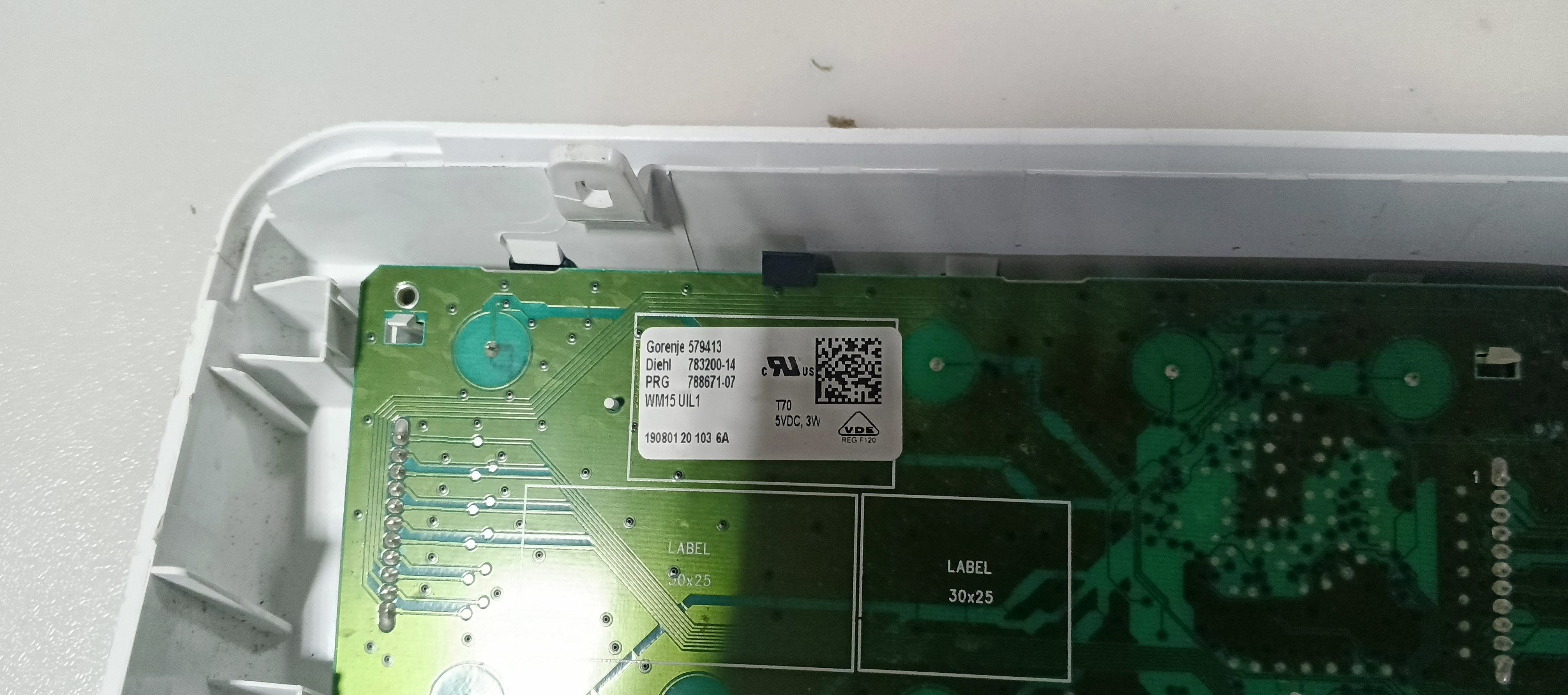Б/У  (індикація) пральної машини Gorenje 579413