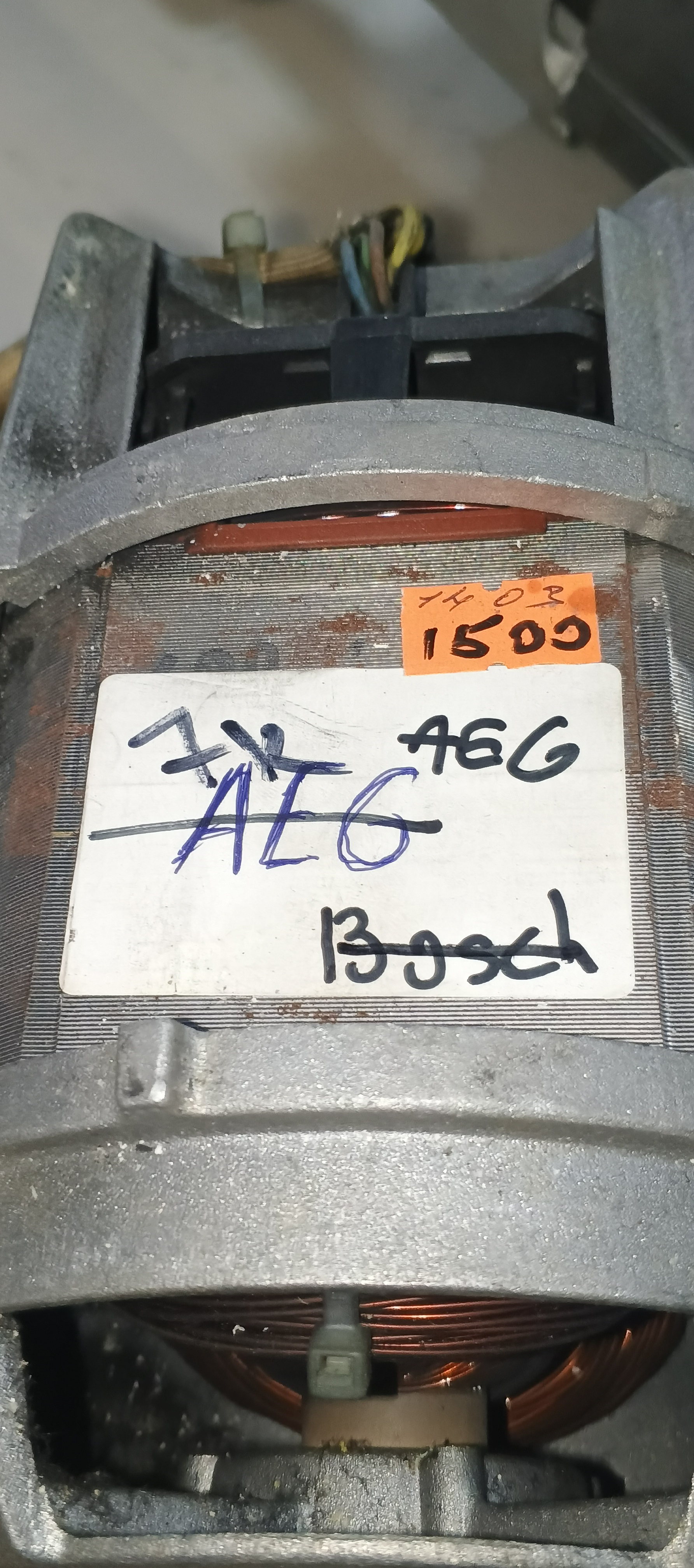 Б/у мотор для пральної машинки AEG 450w
