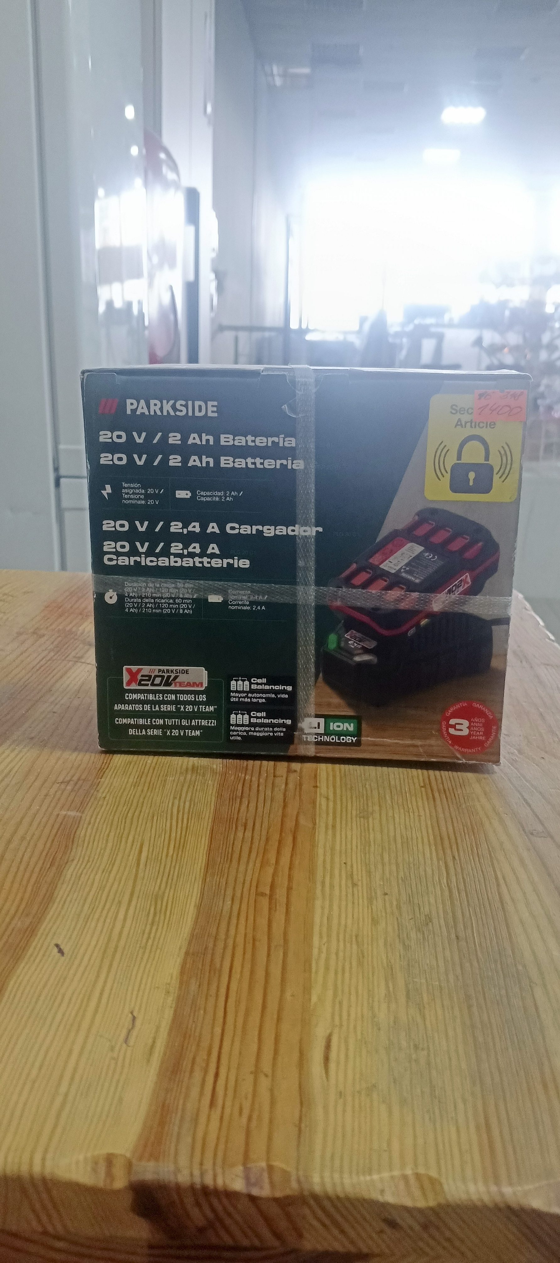 літій-іонний акумулятор на 20 V (2 Ah) Parkside