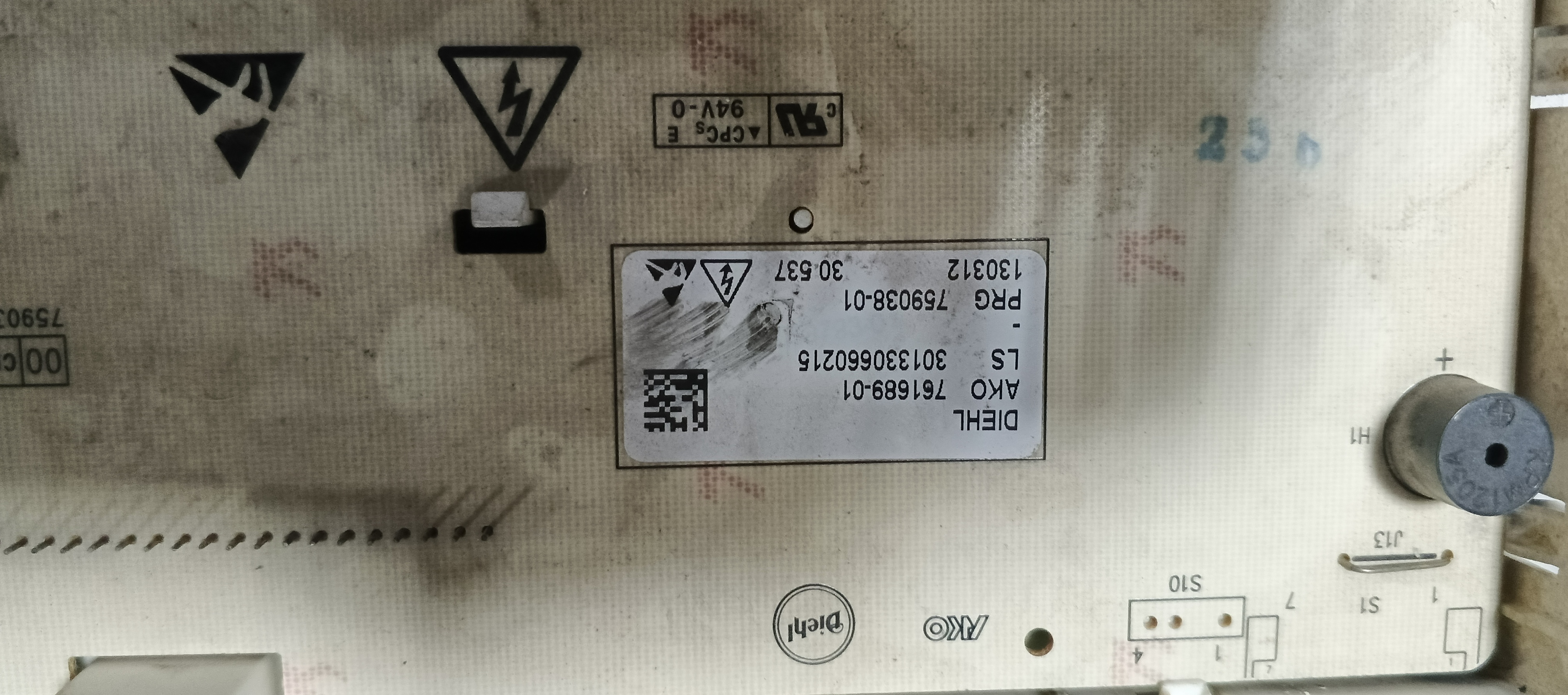 Б/У Модуль управління(індикація) пральної машини Siemens 761689-01