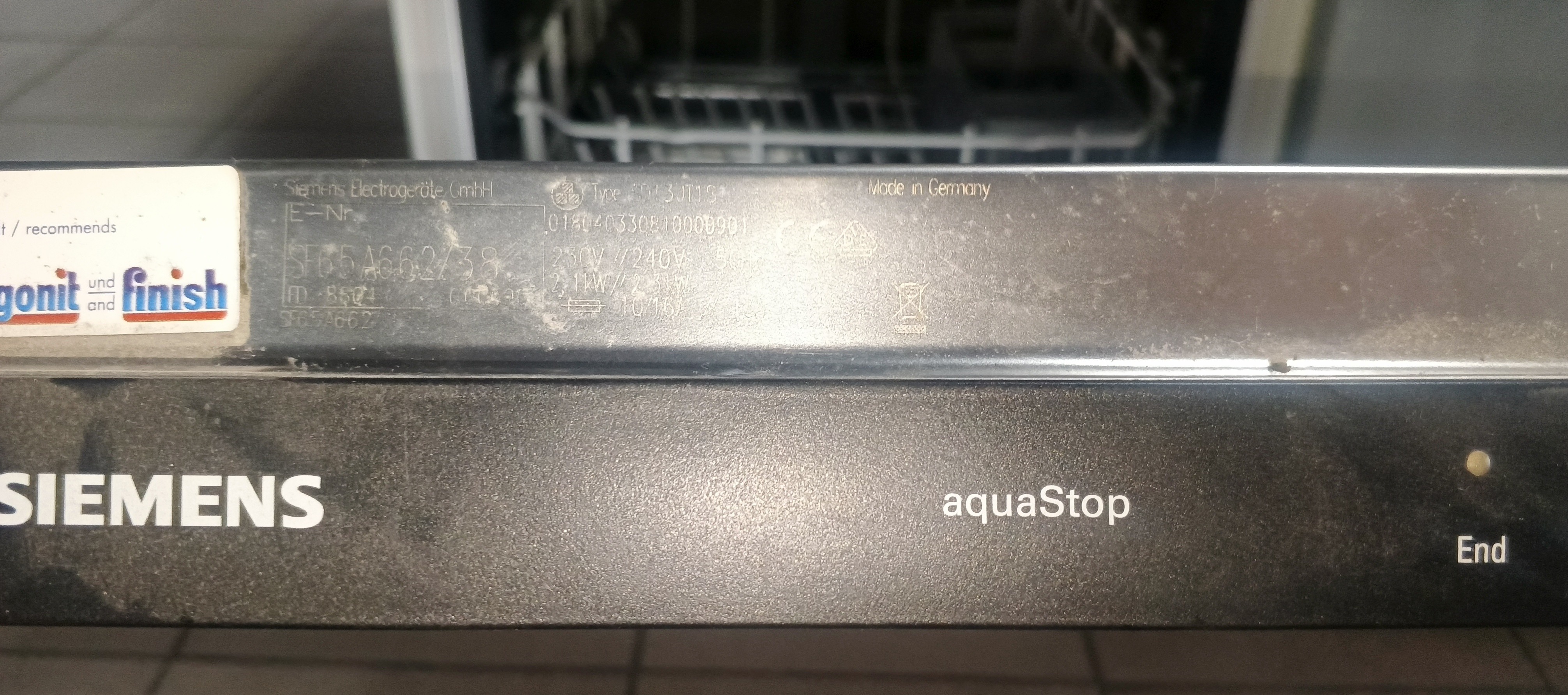 Посудомийна машина Siemens  SF65A662
