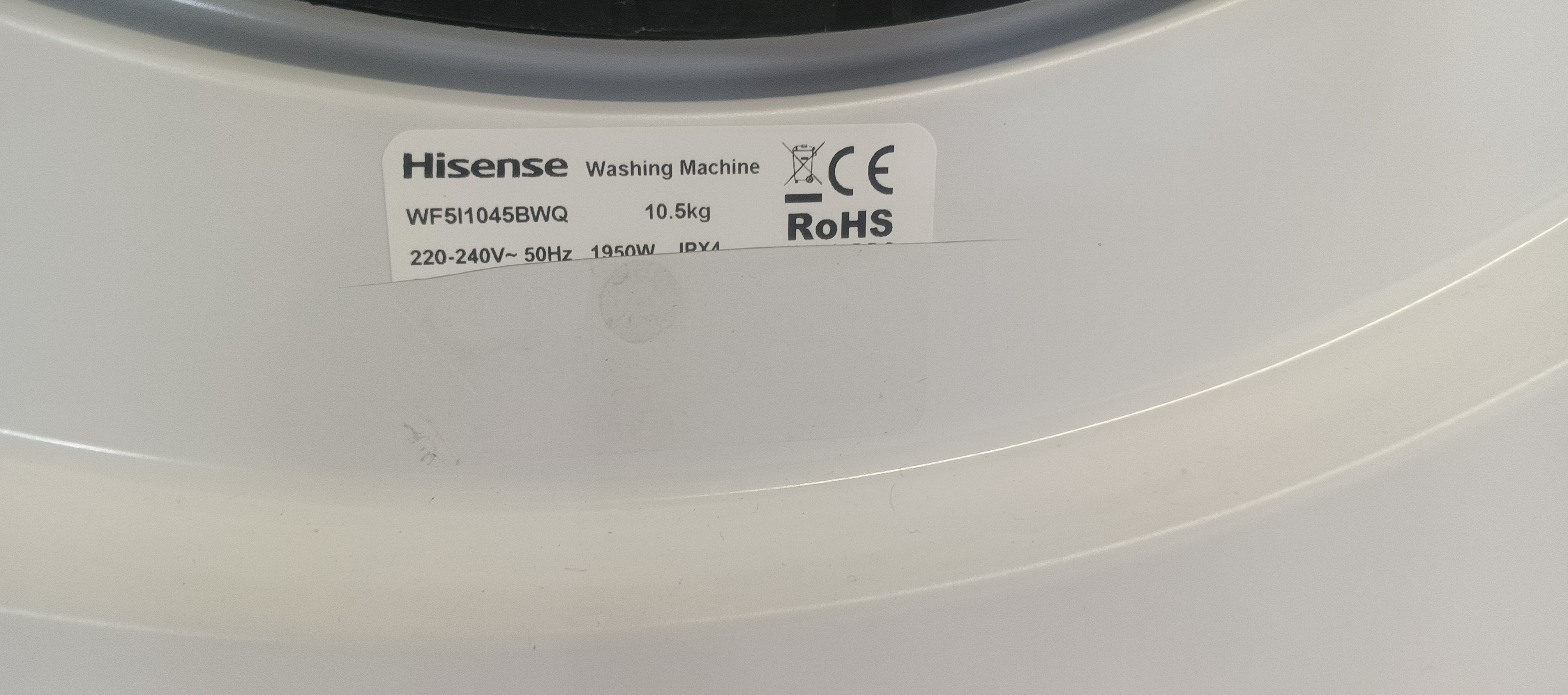 Пральна машина Hisense WFI1045BWQ