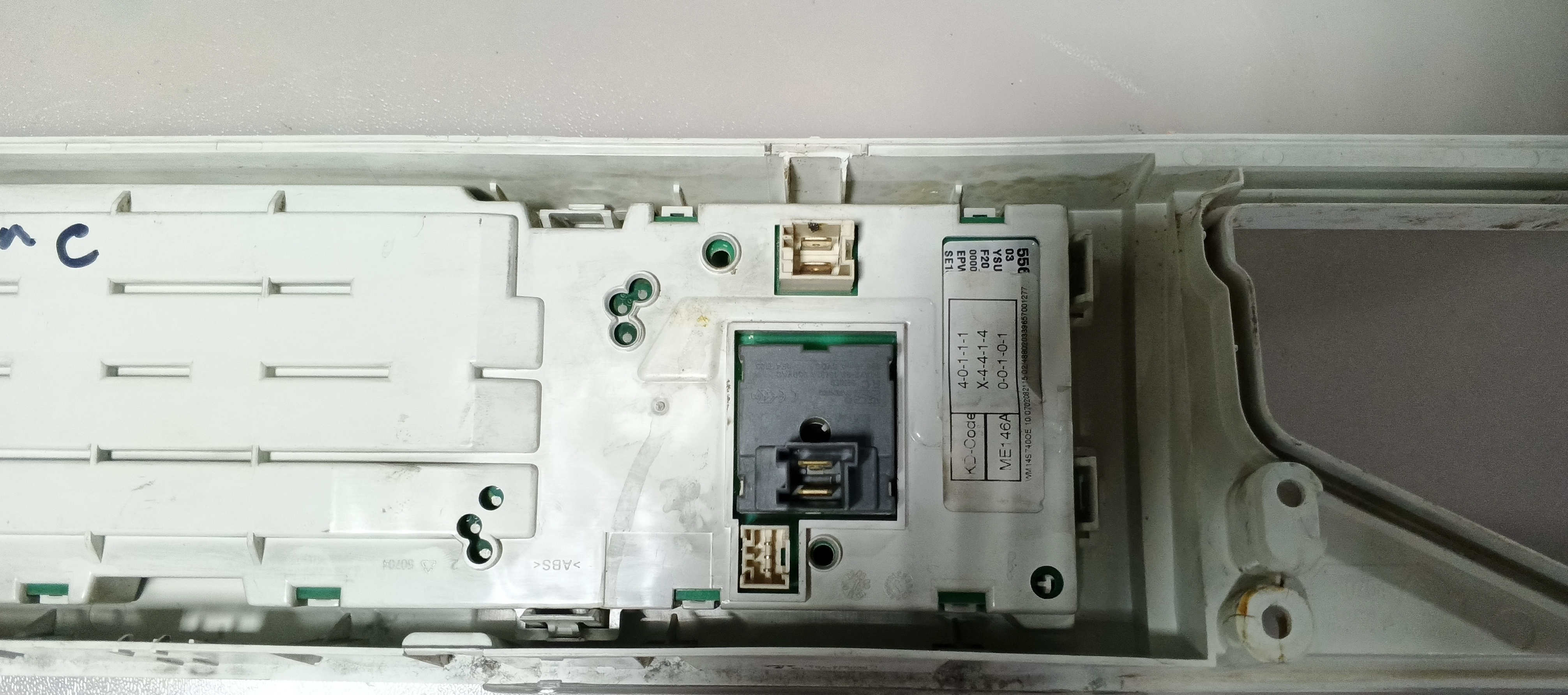 Б/У  Модуль управління(індикація) пральної машини Siemens 55600106615