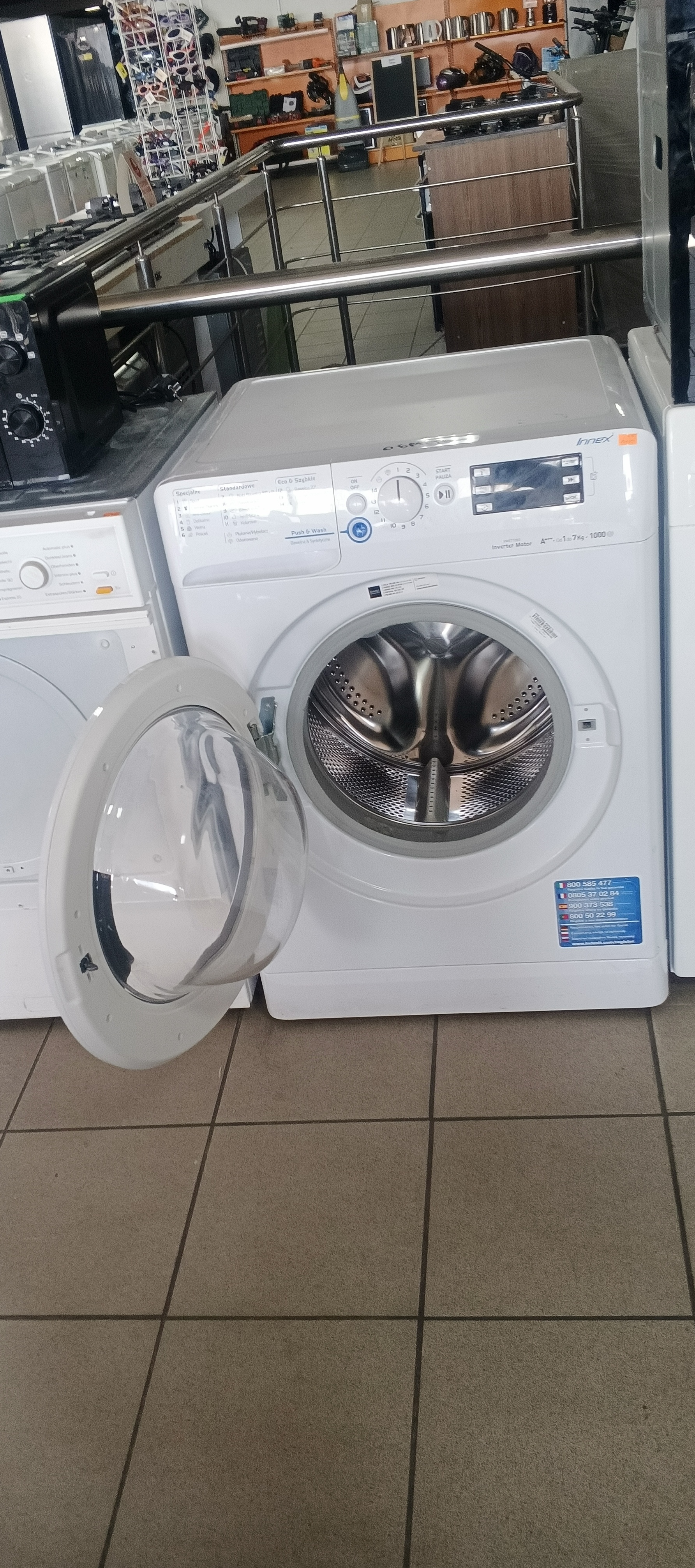 Пральні машини indesit XWE72083X WEGG PL