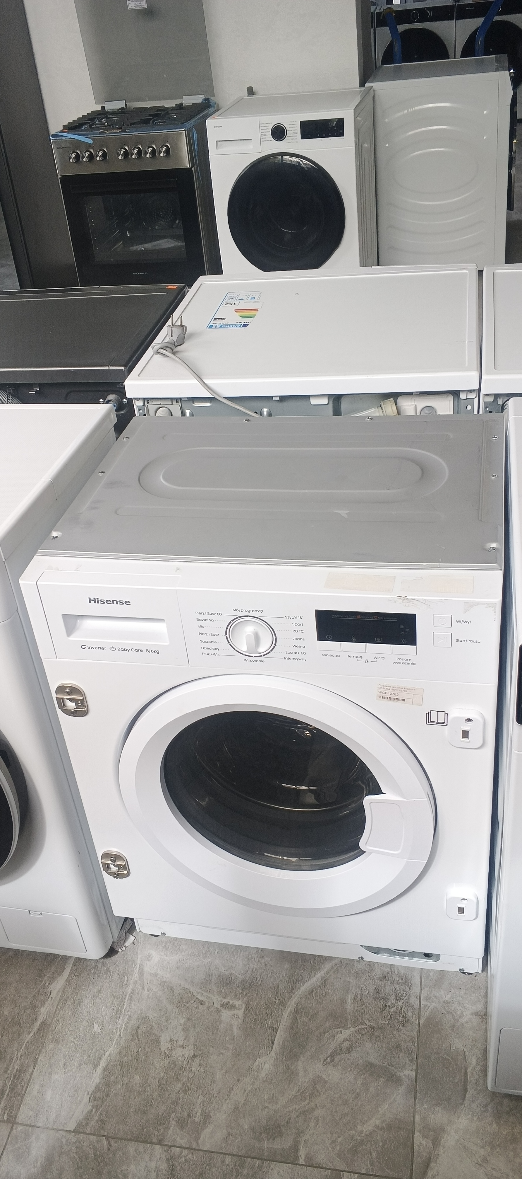 Прально сушильна машина Hisense WD3M841BWI/PL