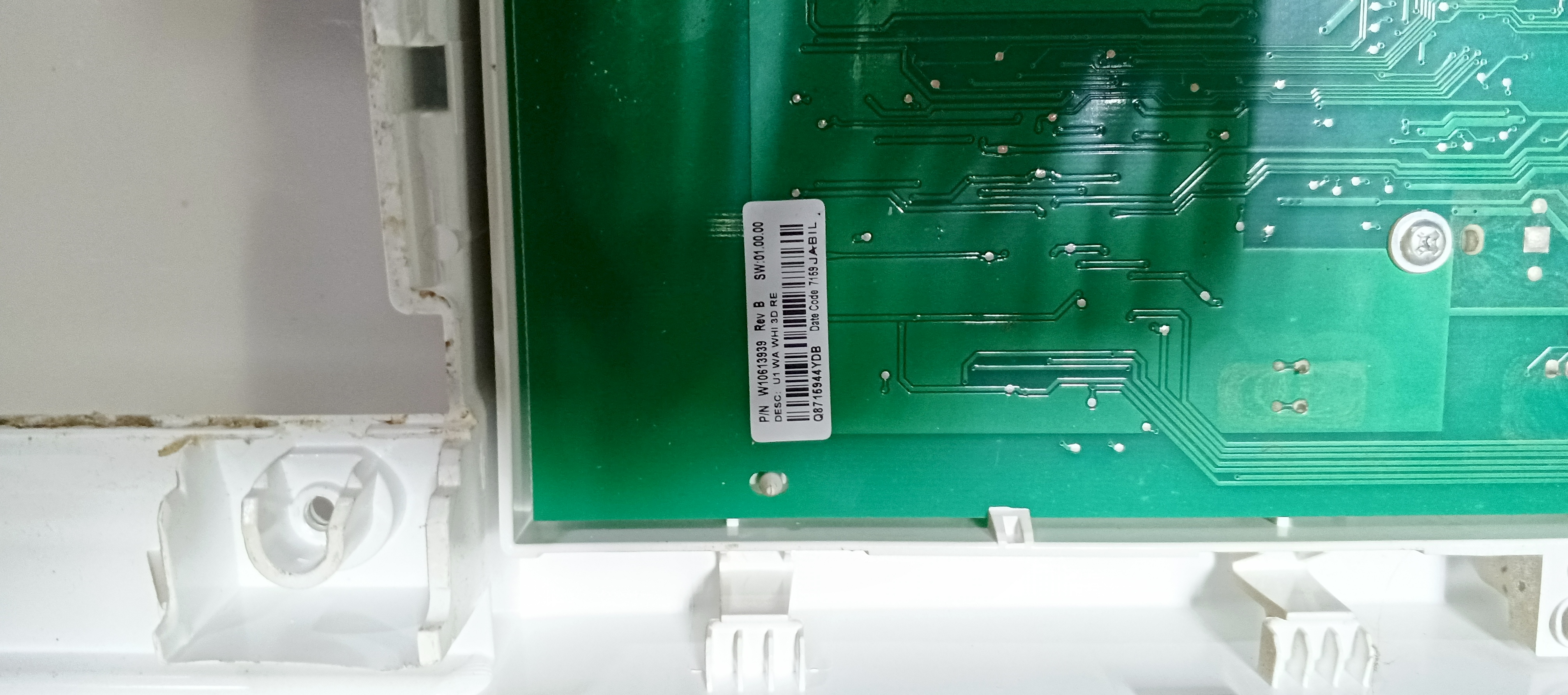 Б/У  Модуль управління(індикація) пральної машини  Whirlpool W10613939