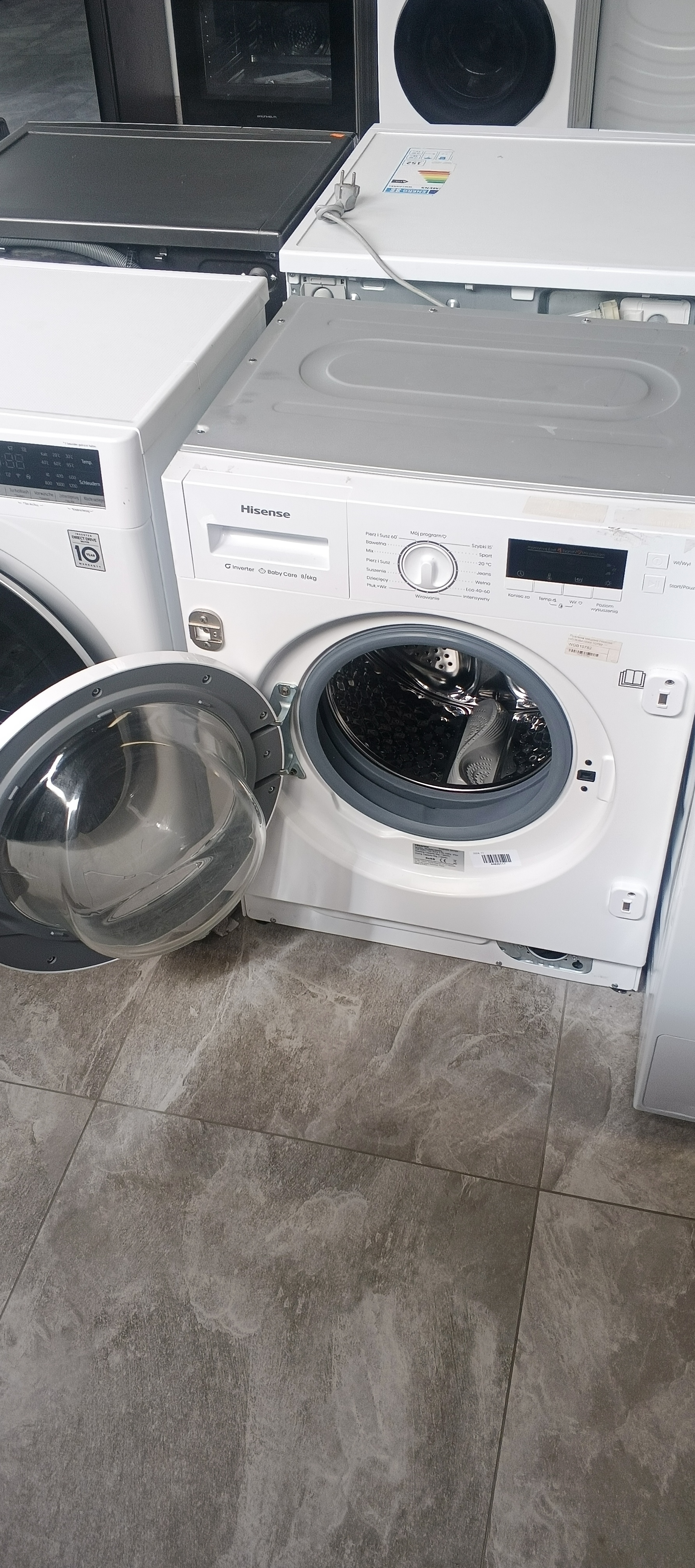 Прально сушильна машина Hisense WD3M841BWI/PL