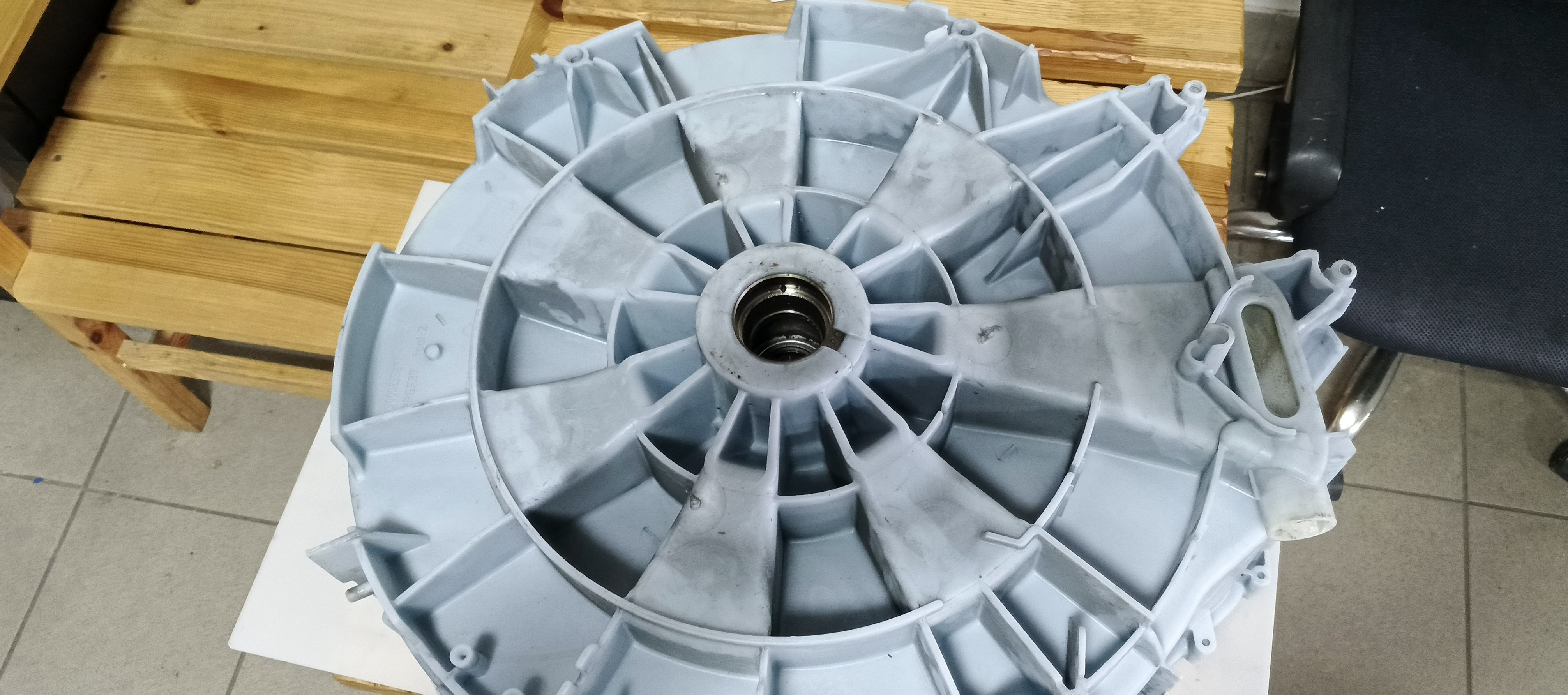 Б/у Задній напівбак для пральної машини Siemens