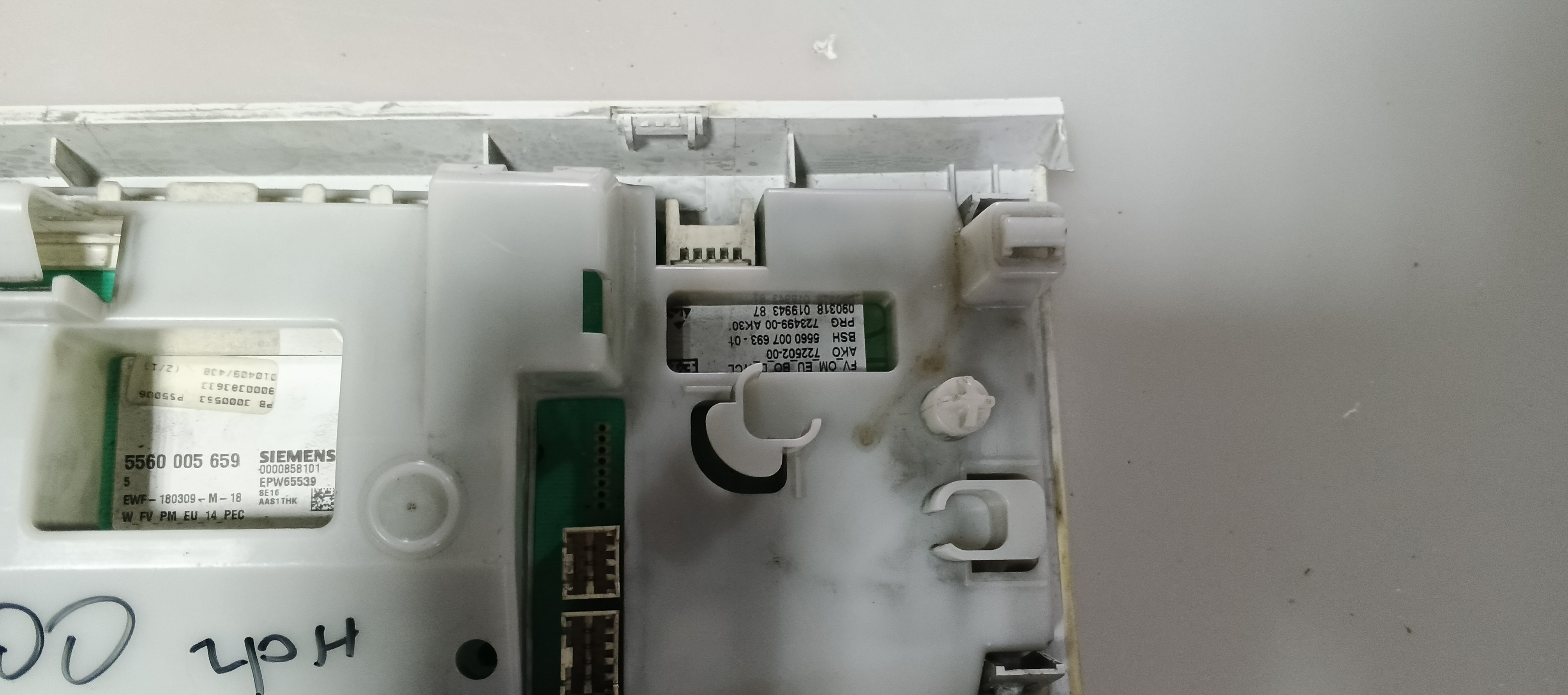 Б/У  Модуль управління(індикація) пральної машини Bosch 5560005659