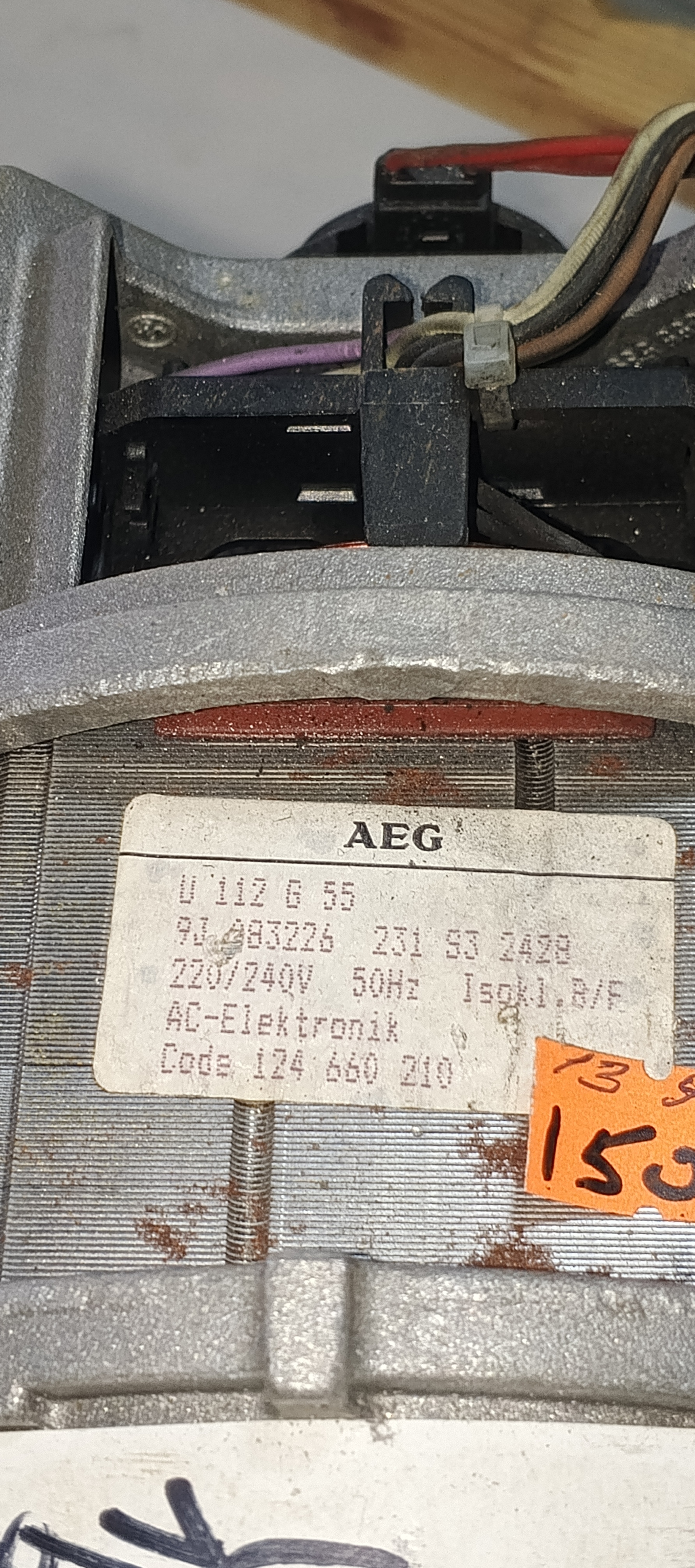 Б/у мотор для пральної машини AEG 350w