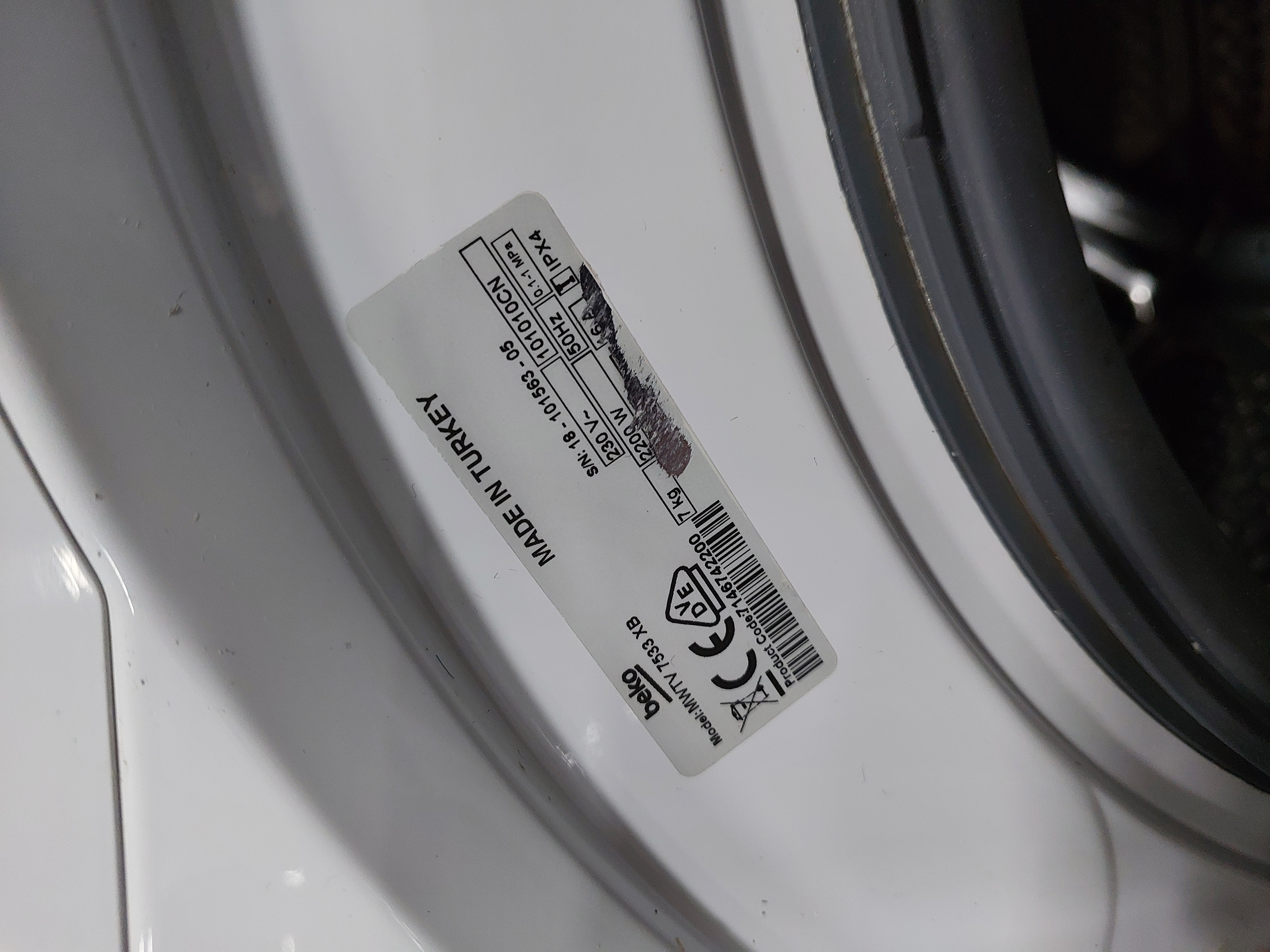 Пральна машина Beko MWTV 7533XB — Beko, б/у, Львів