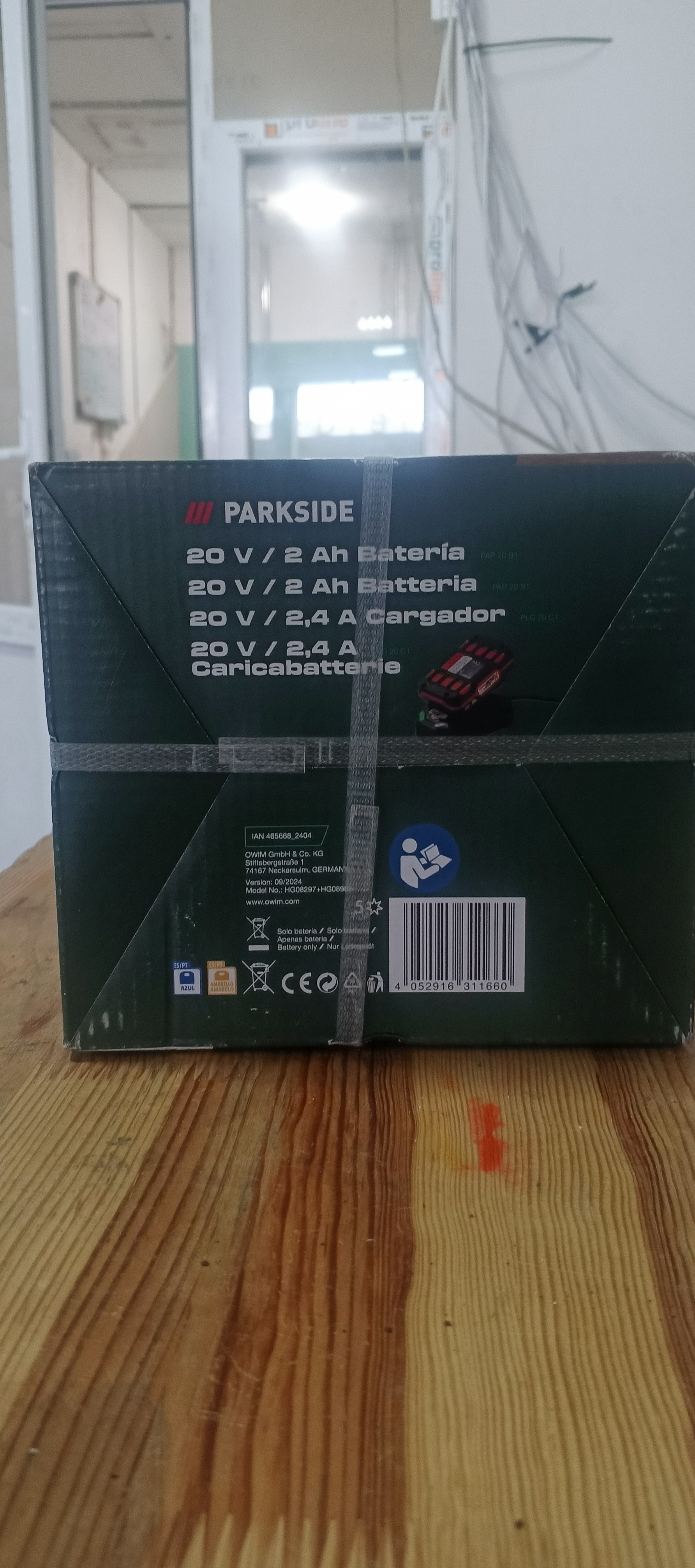 літій-іонний акумулятор на 20 V (2 Ah) Parkside