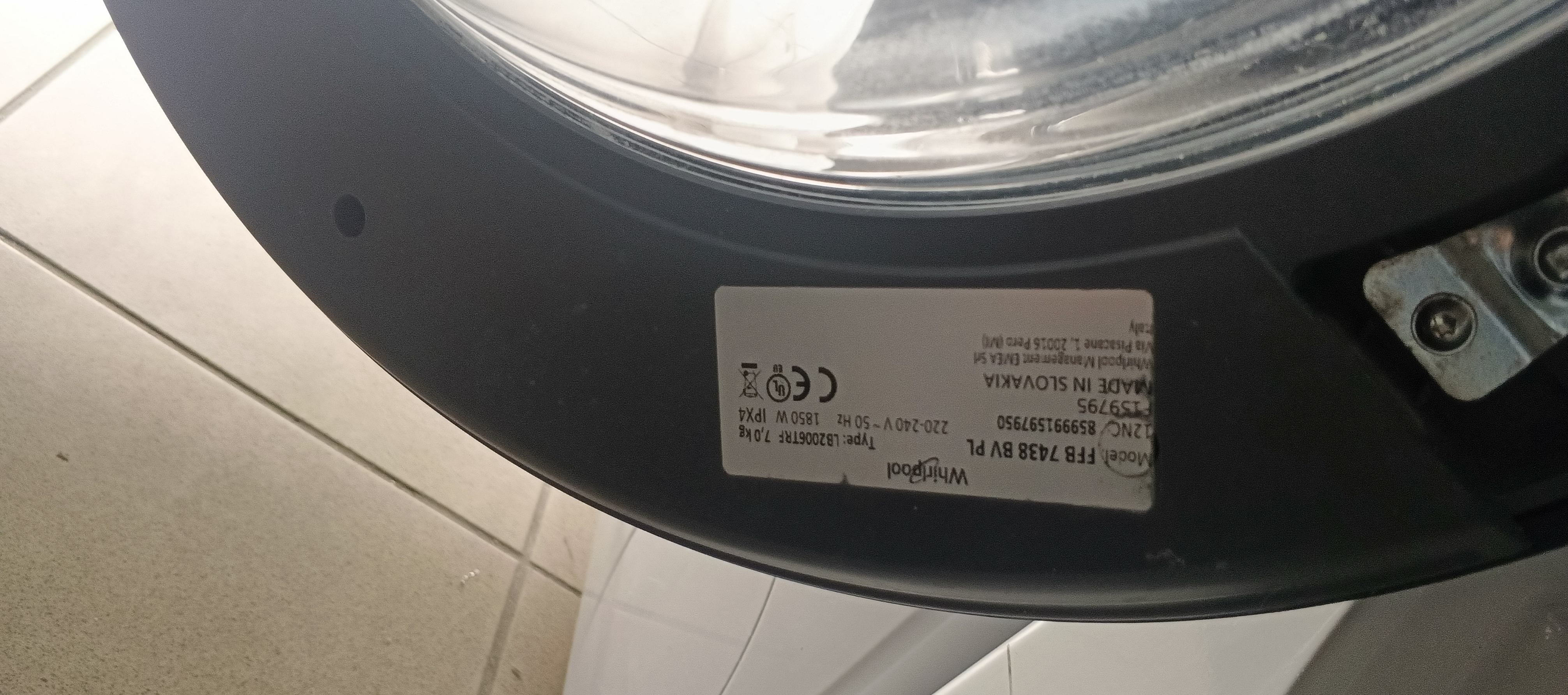 Пральна машина Whirlpool FFB 7438 BV PL.