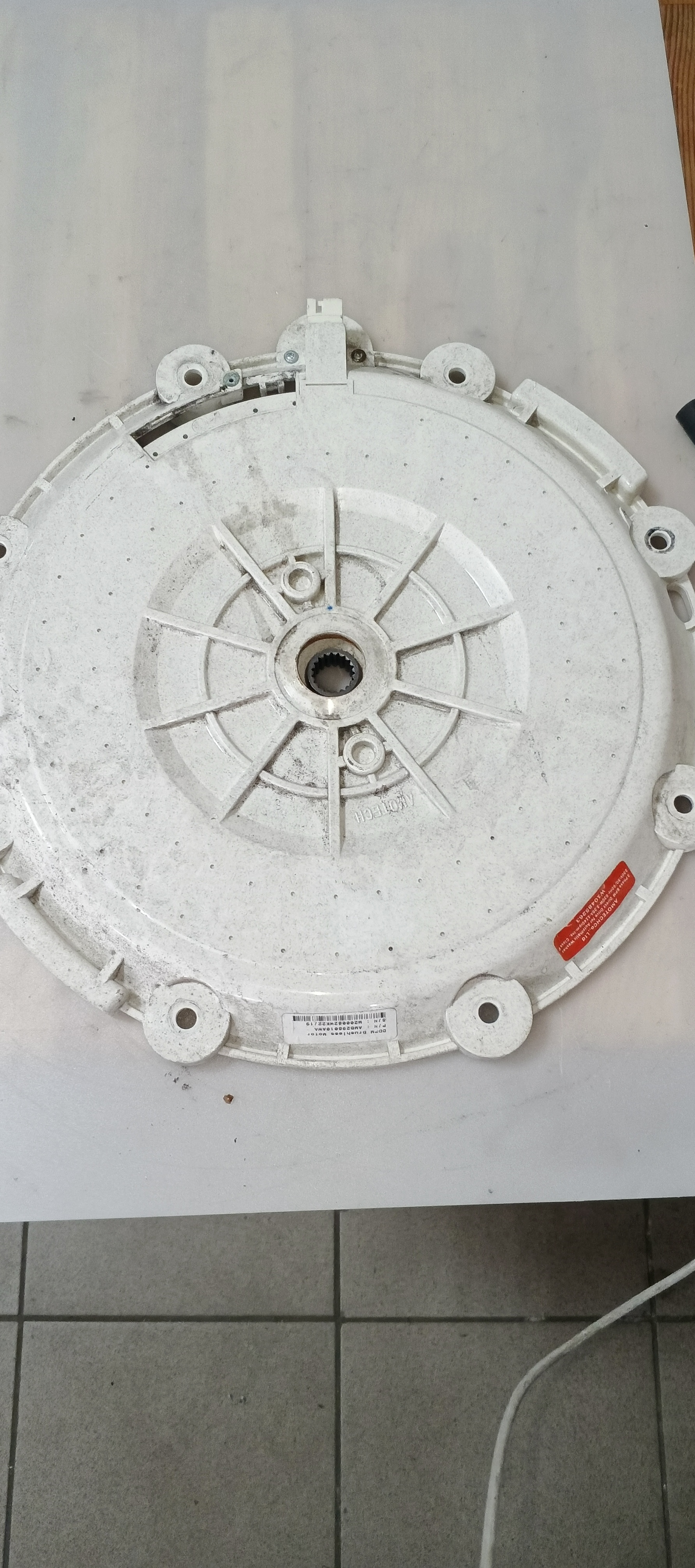 Б/у мотор з прямим приводом для пральної машини whirlpool