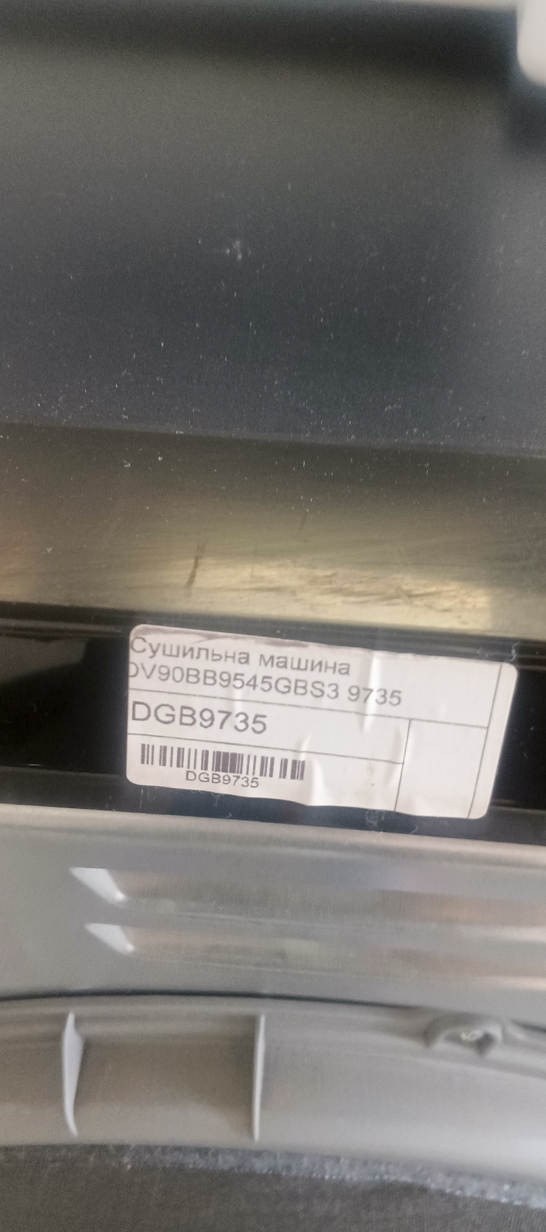 Сушильна машина Samsung DV90BB9545GBS3