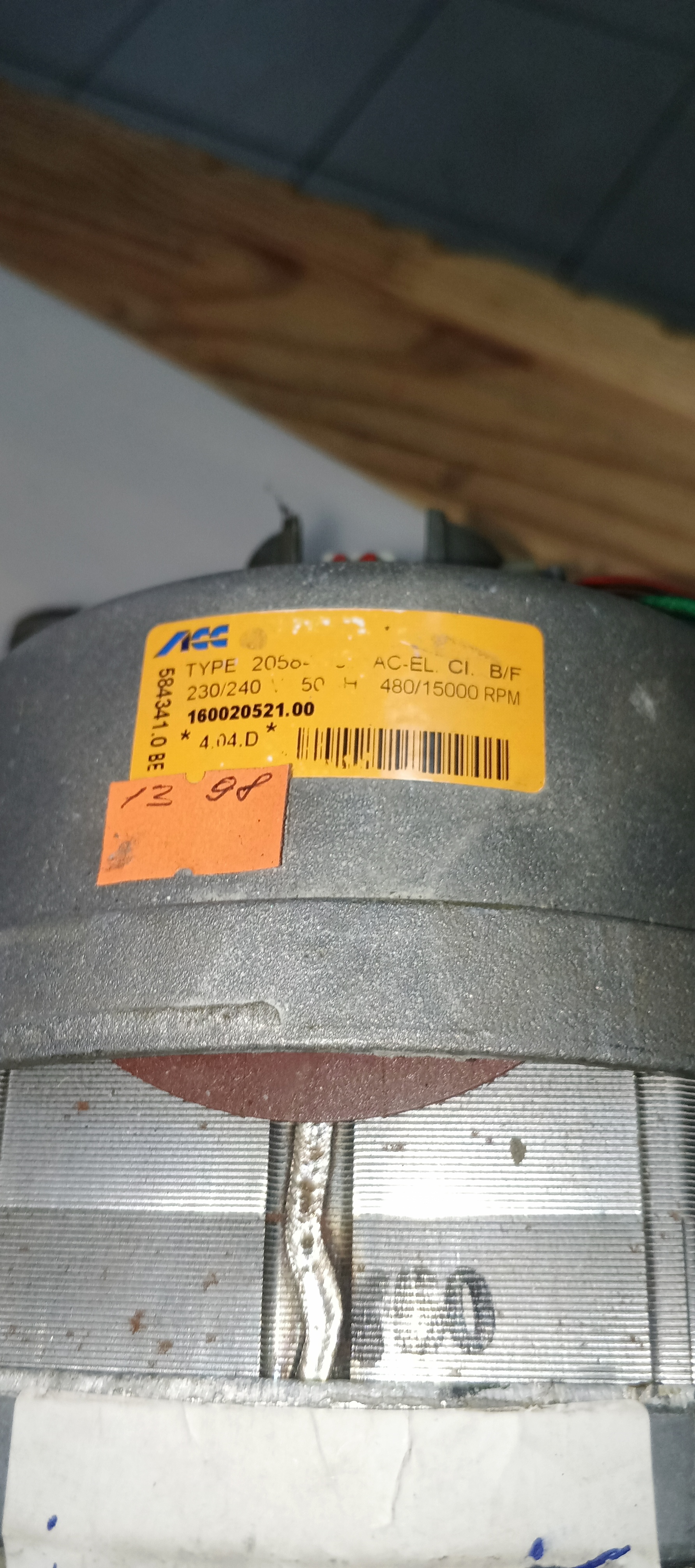 Б/у мотор для пральної машини indesit 480/15000rpm