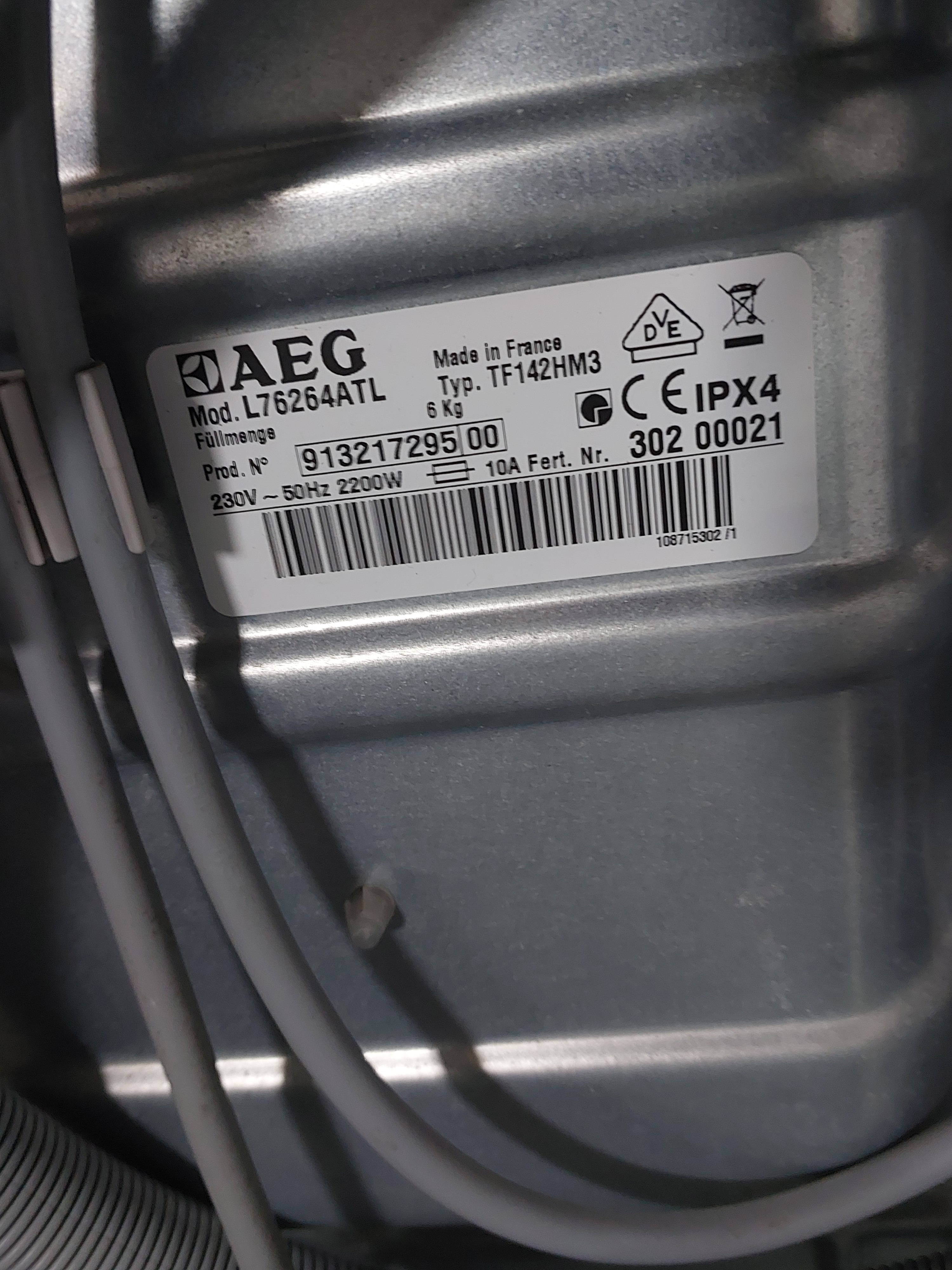 Пральна машина AEG L76264ATL — AEG, б/у, Львів