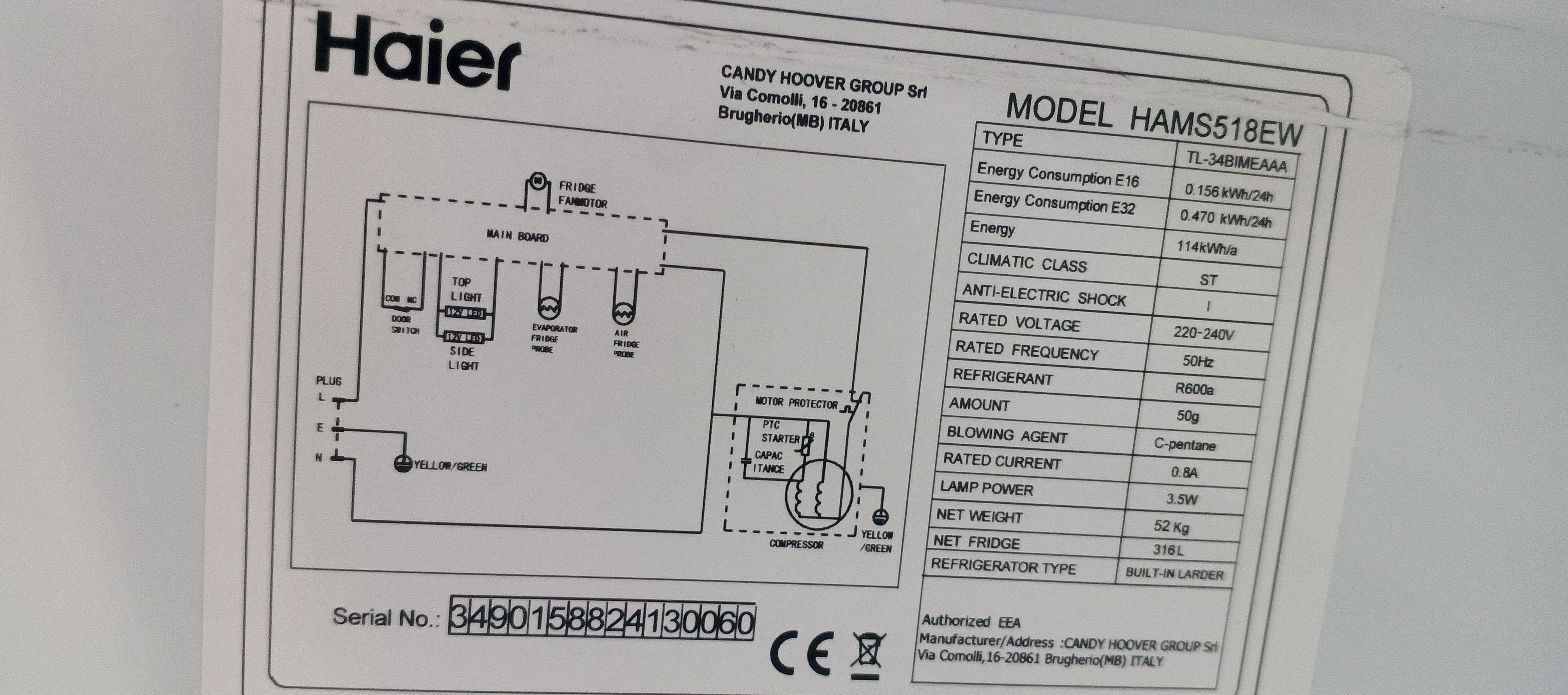 Комплект холодильник плюс морозильна камера Haier