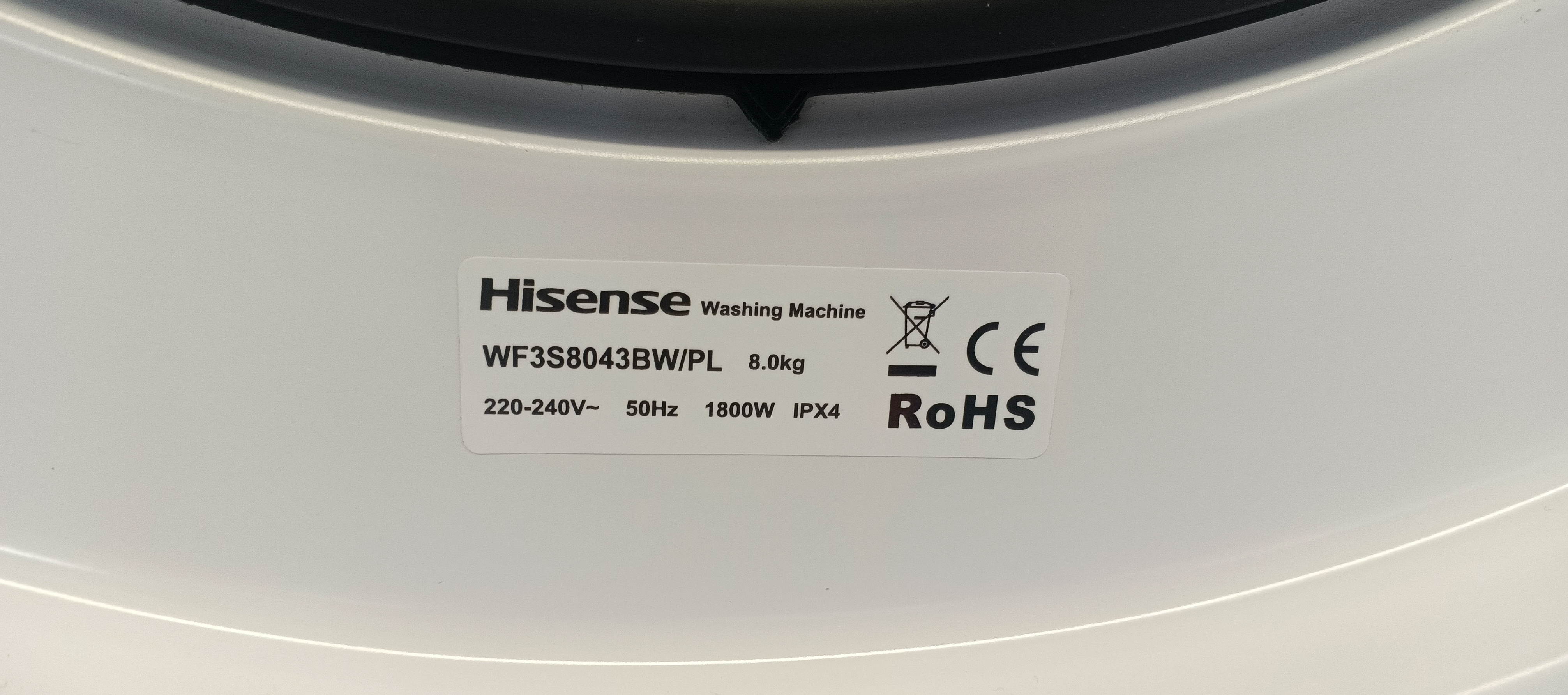 Пральна машина Hisense WF3S8043BW/PL