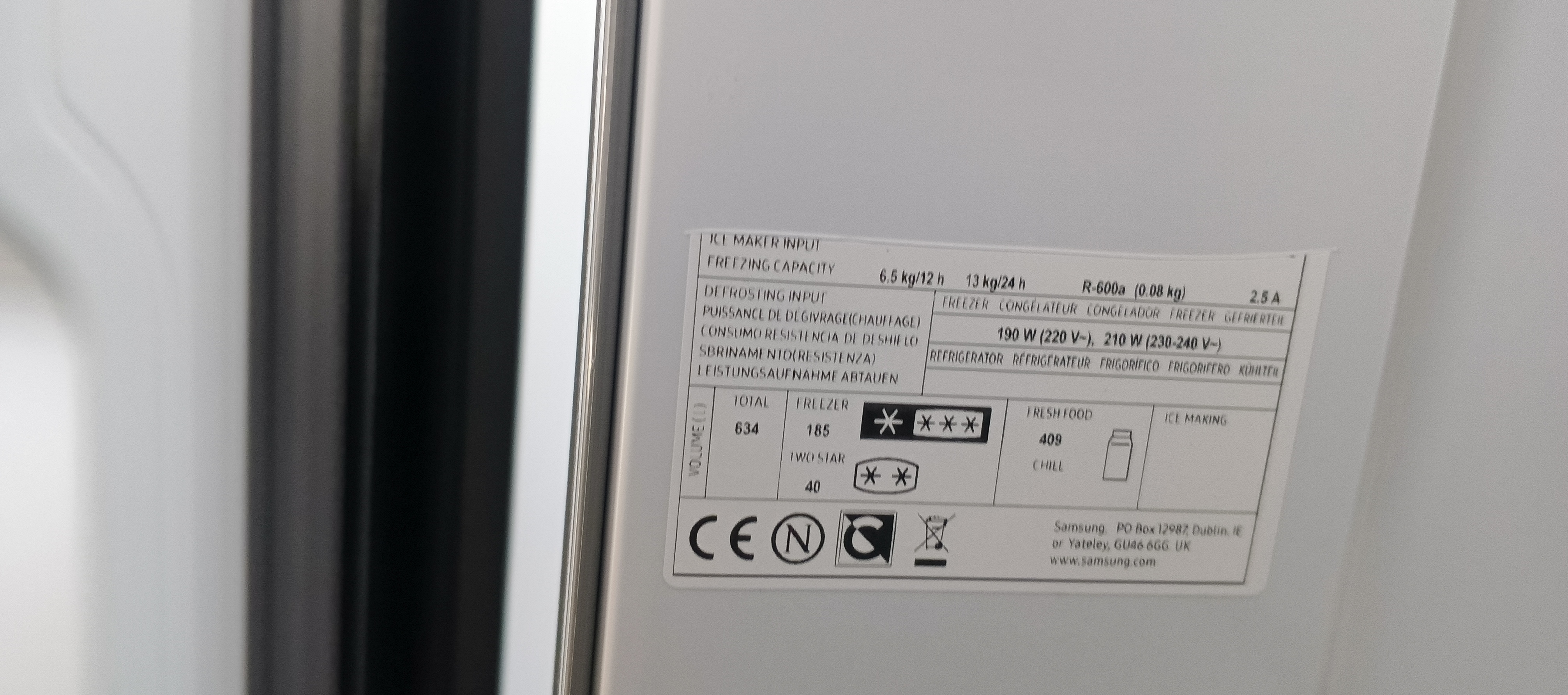 Холодильник Samsung RS70F66KCFEF Side by Side