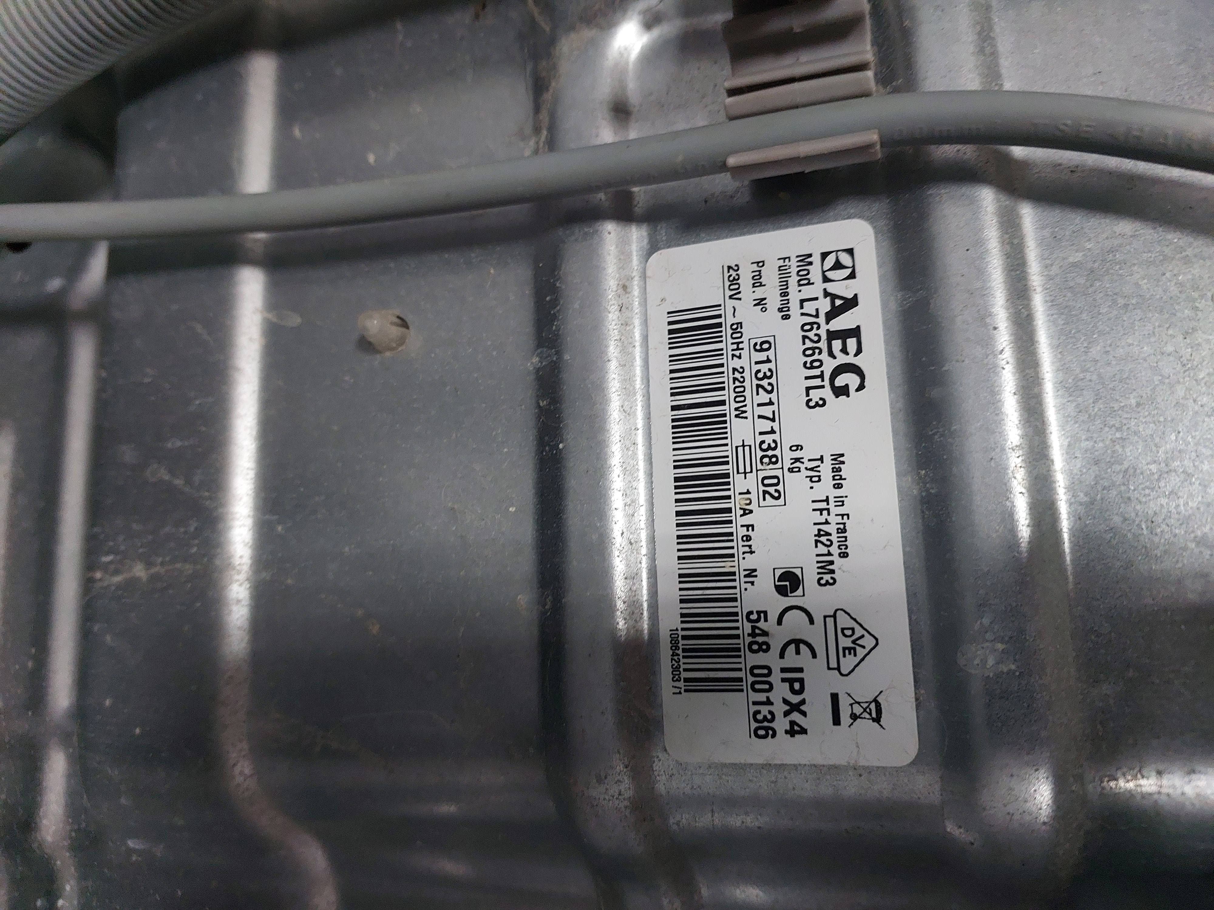 Пральна машина AEG L76269TL3 — AEG, б/у, Львів