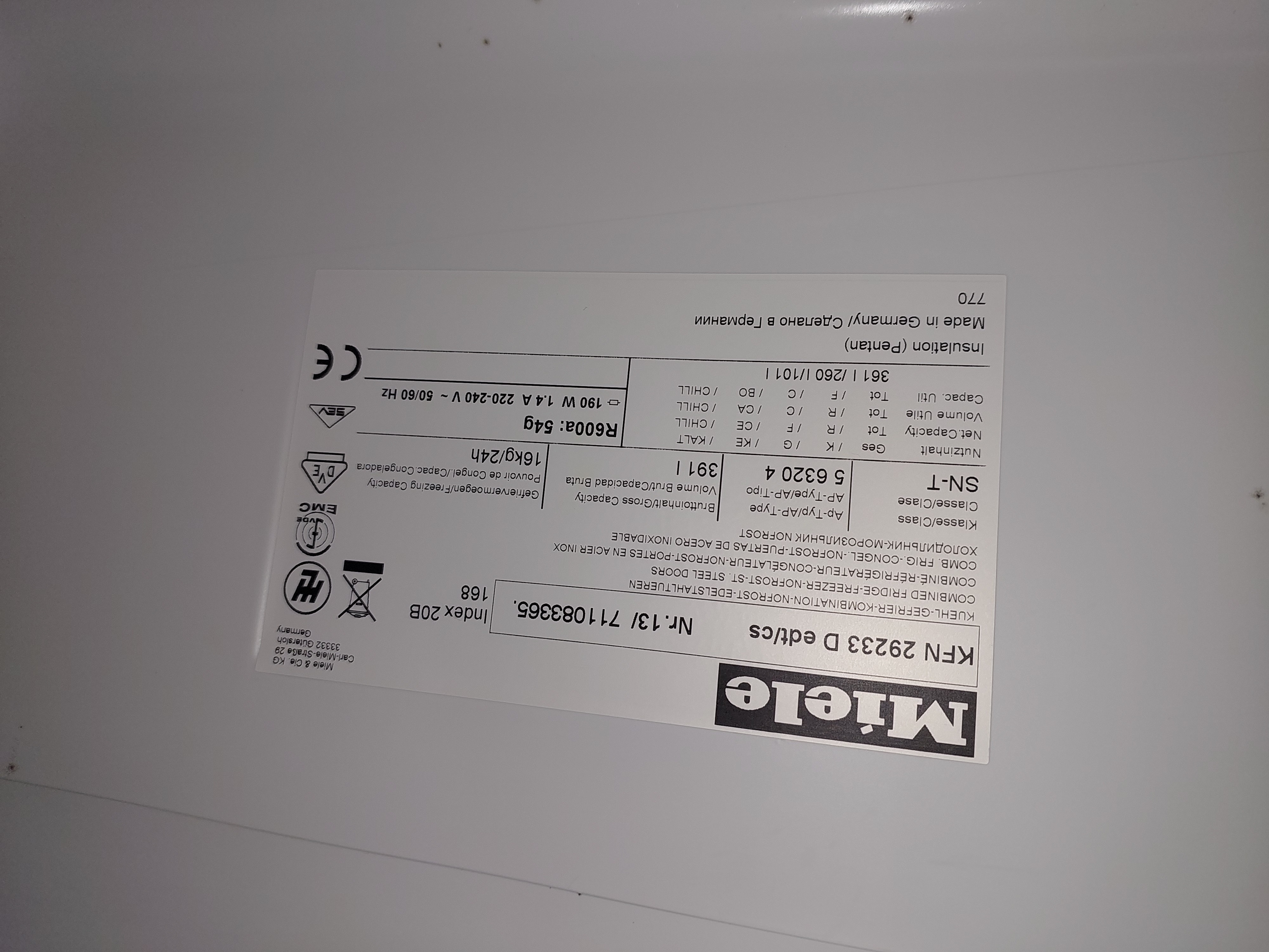 Холодильник Miele KFN 29233 — Miele, б/у, Львів