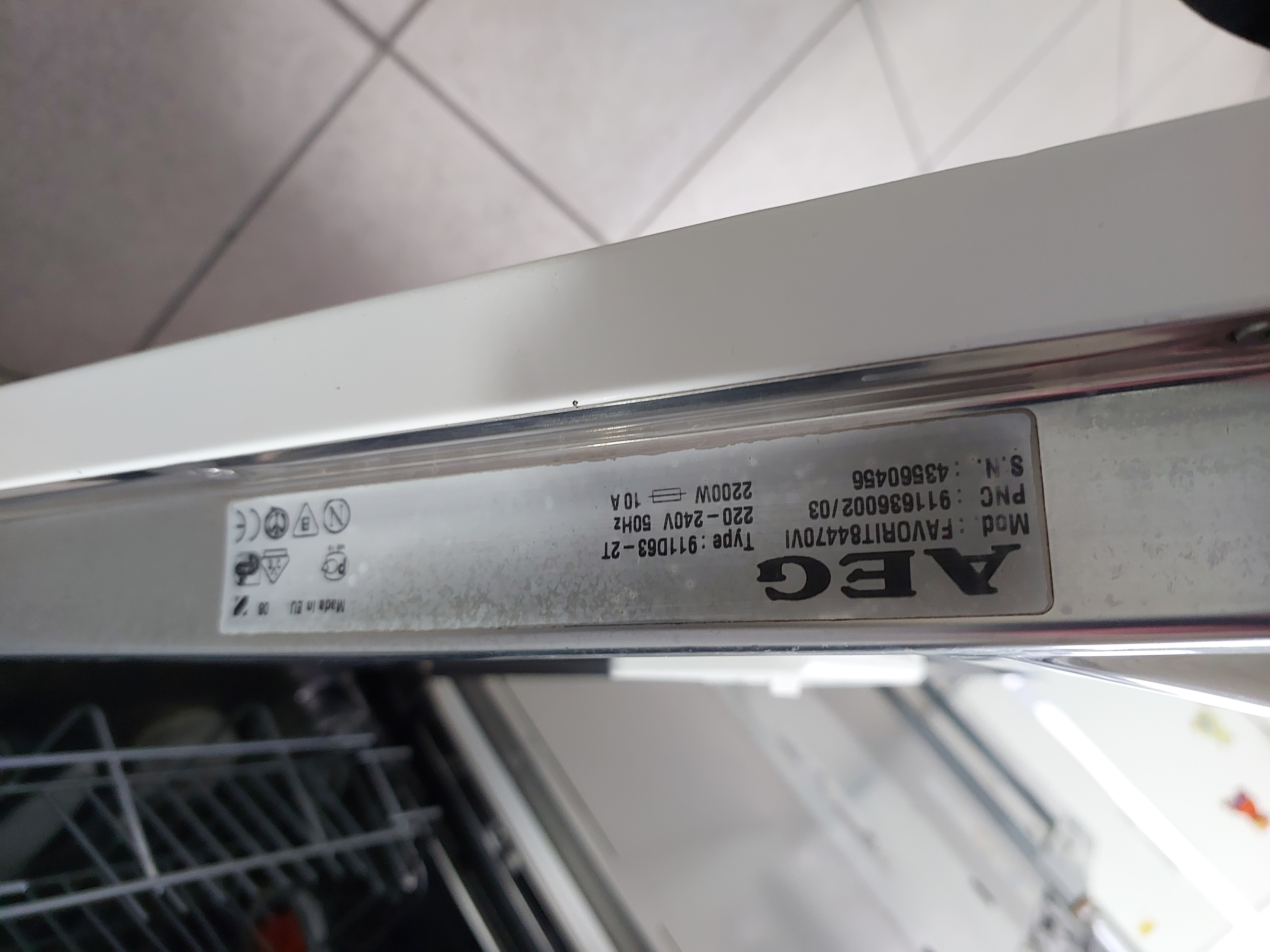Посудомийна машина AEG FAVORIT84470VI — AEG, б/у, Львів