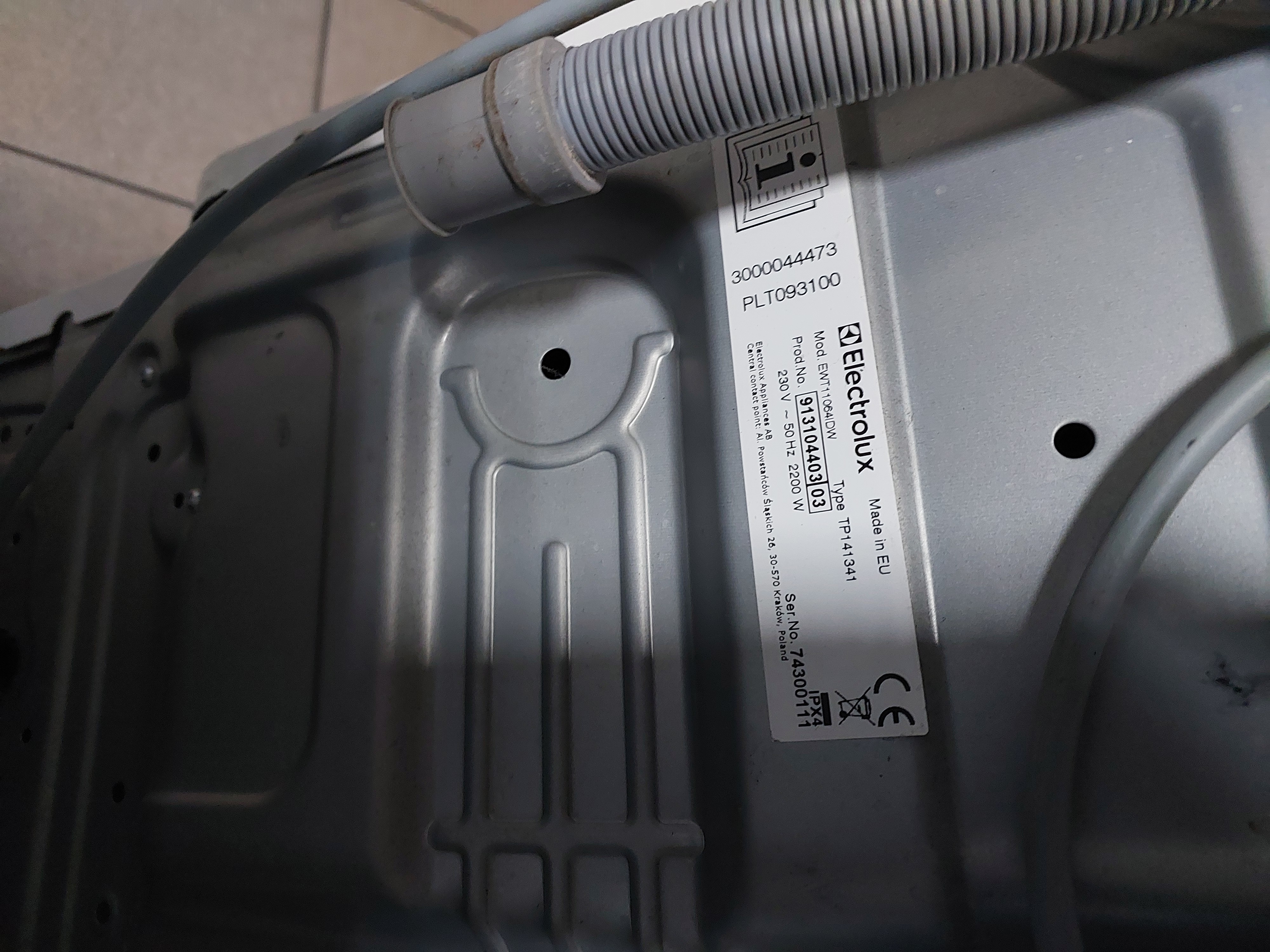 Пральна машина Electrolux EWT11064IDW — Electrolux, б/у, Львів