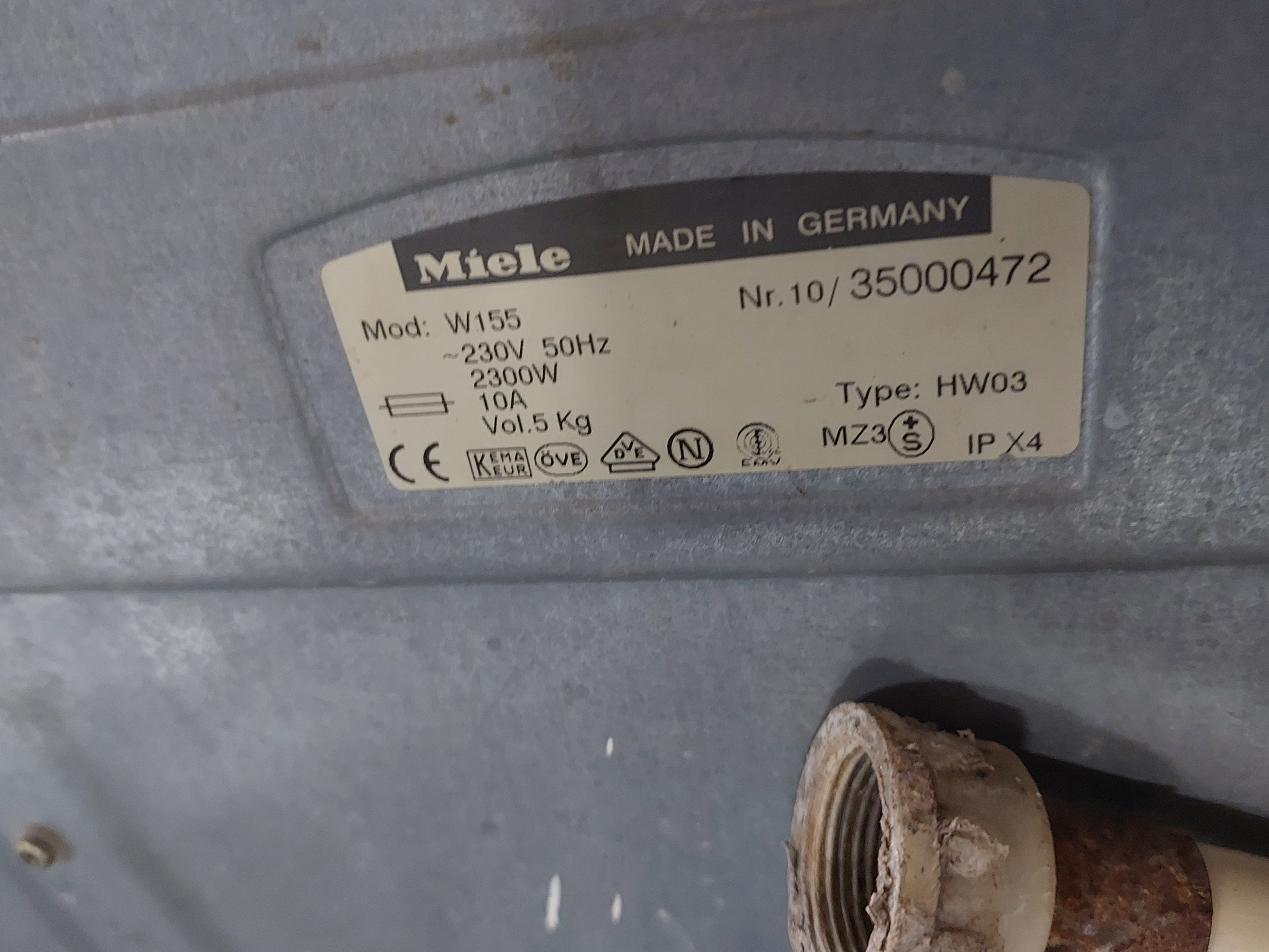 Пральна машина Miele NovoTronic W155 — Miele, б/у, Львів