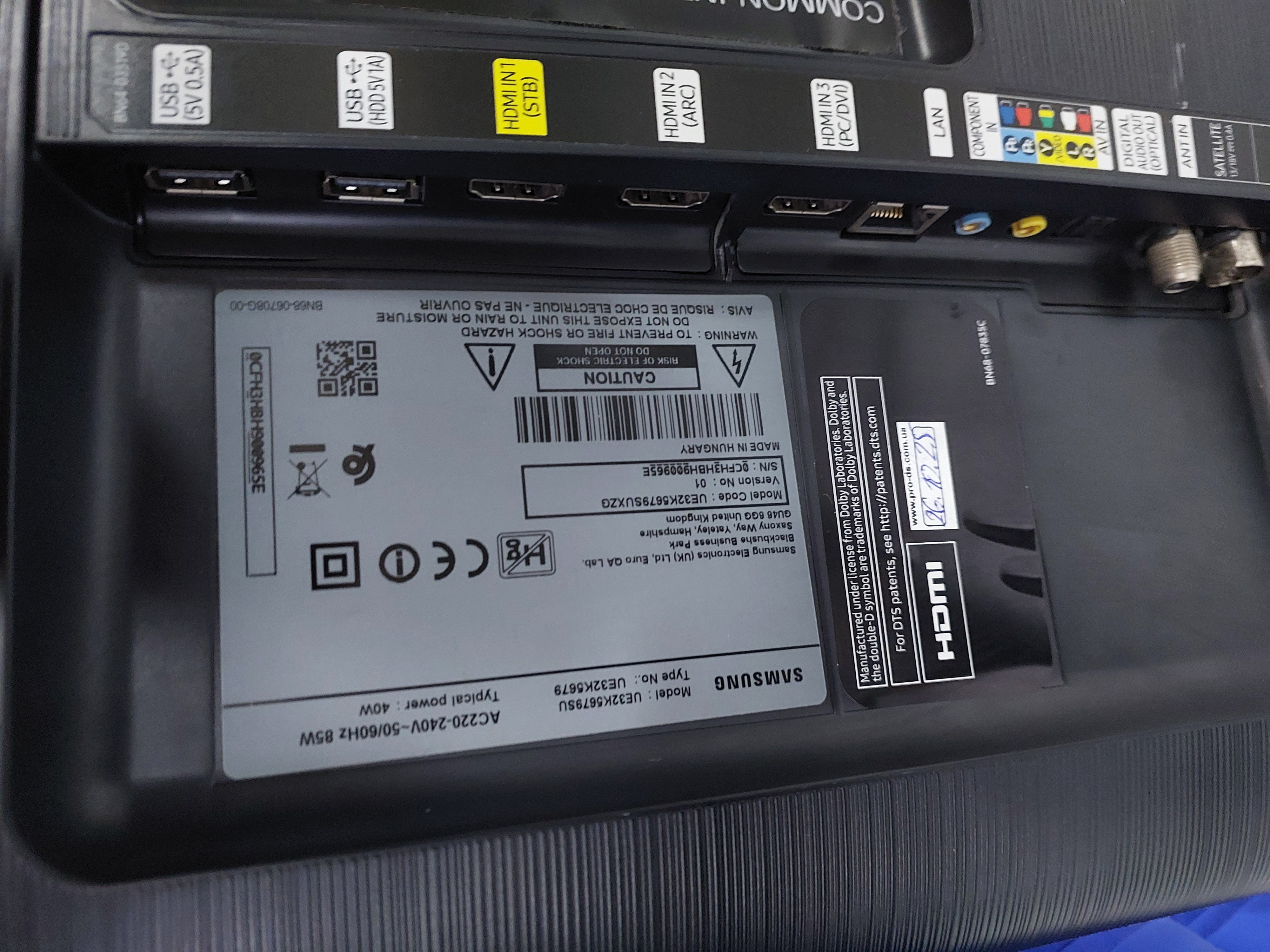 Телевізор Samsung UE32K5679SU — Samsung, б/у, Львів