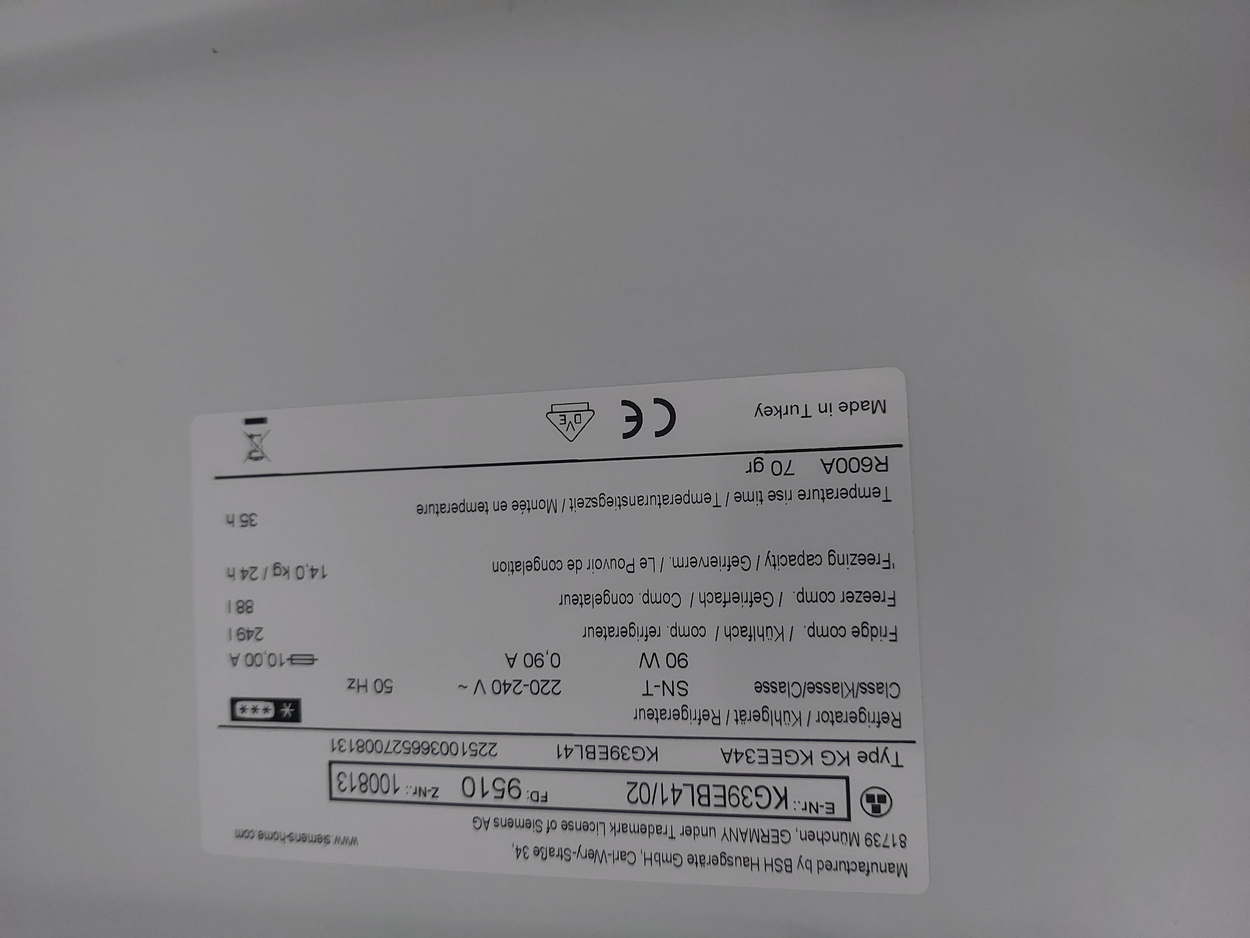 Холодильник Siemens FD 9510 — Siemens, б/у, Львів