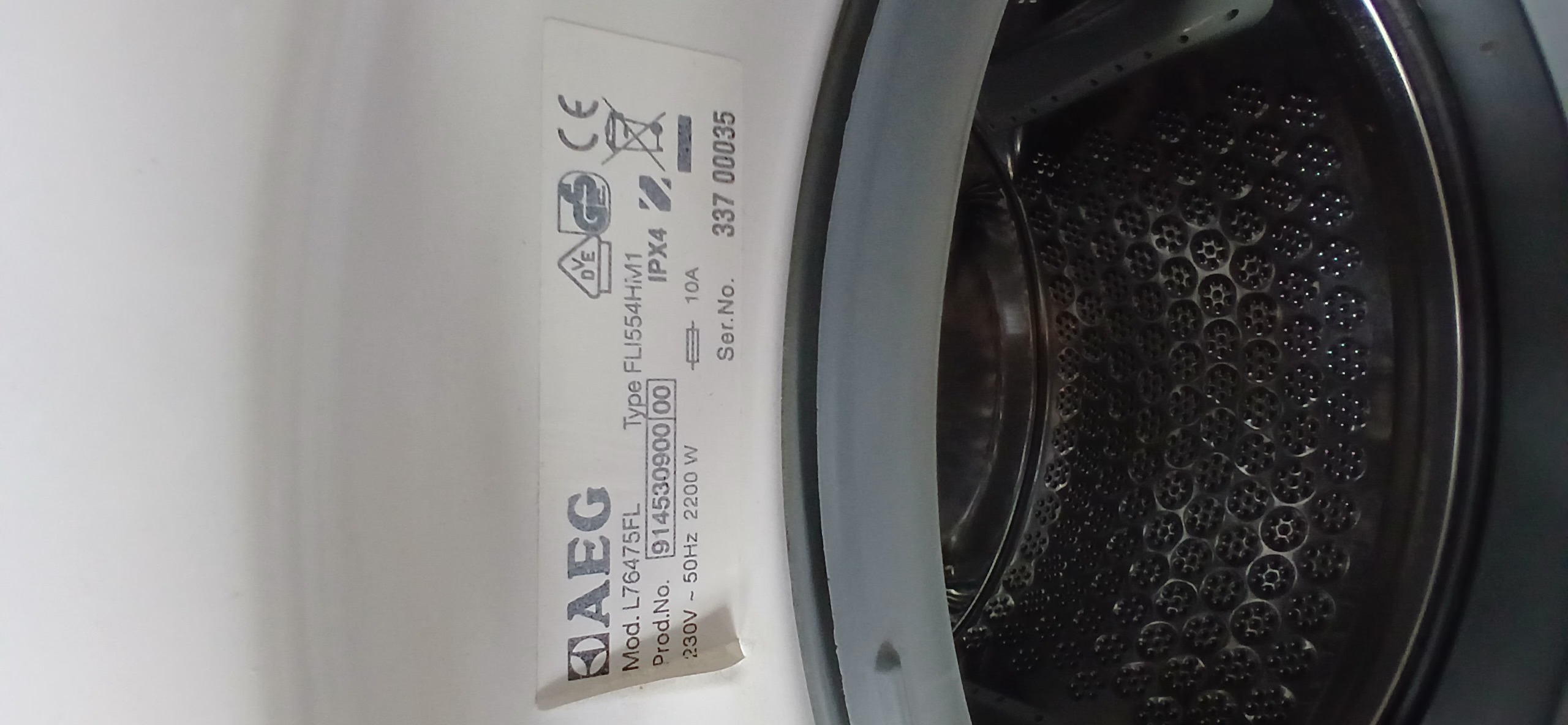 Пральна машина AEG L76475FL