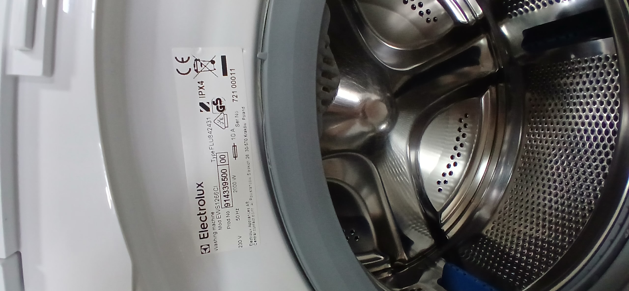 Пральна машина Electrolux EWS1266CI